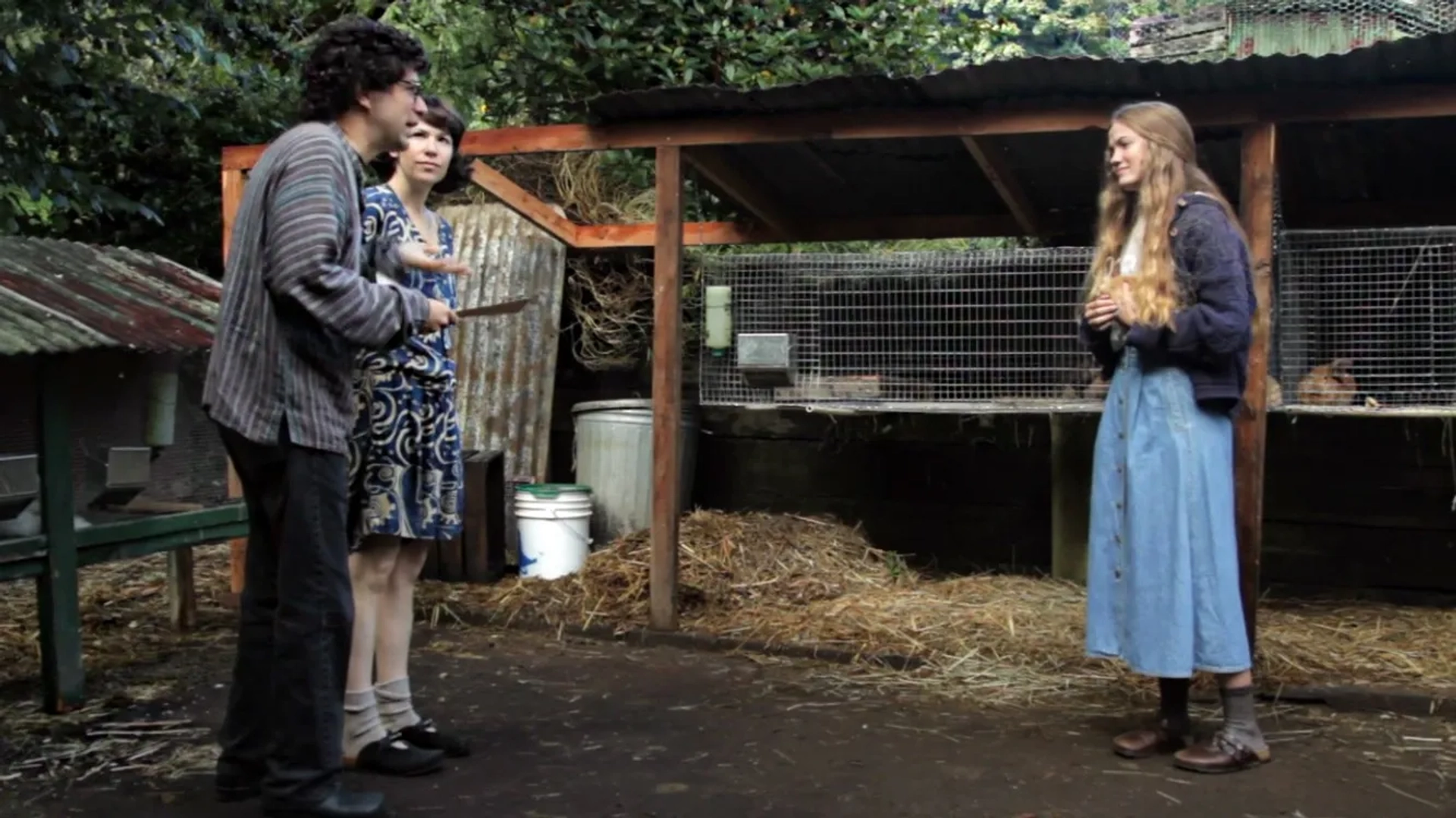 Fred Armisen, Carrie Brownstein, and Mary Jon Nelson in Portlandia (2011)