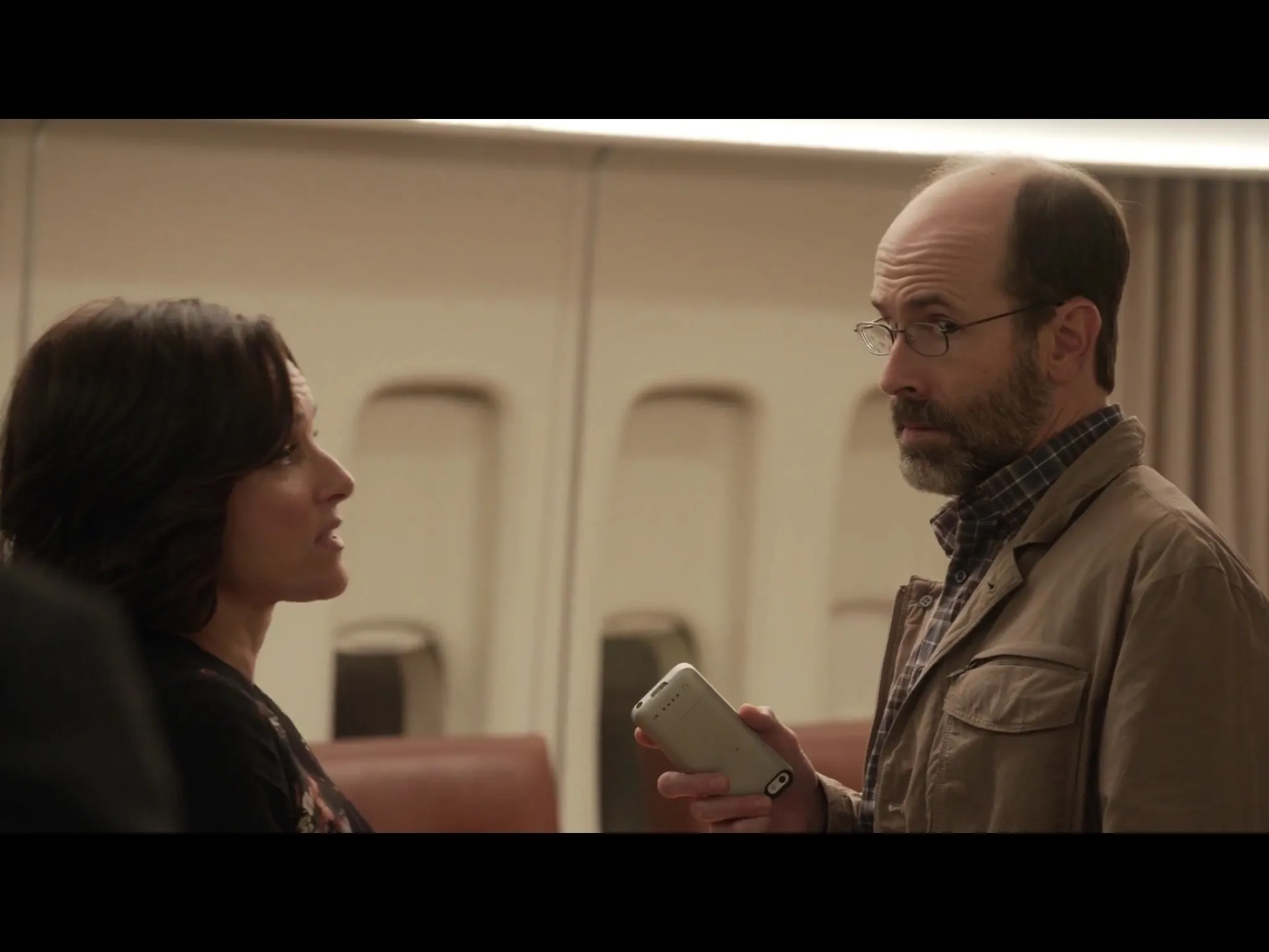 VEEP, "Tehran", Ep 404 Julia Louis Dreyfus, Brian Huskey