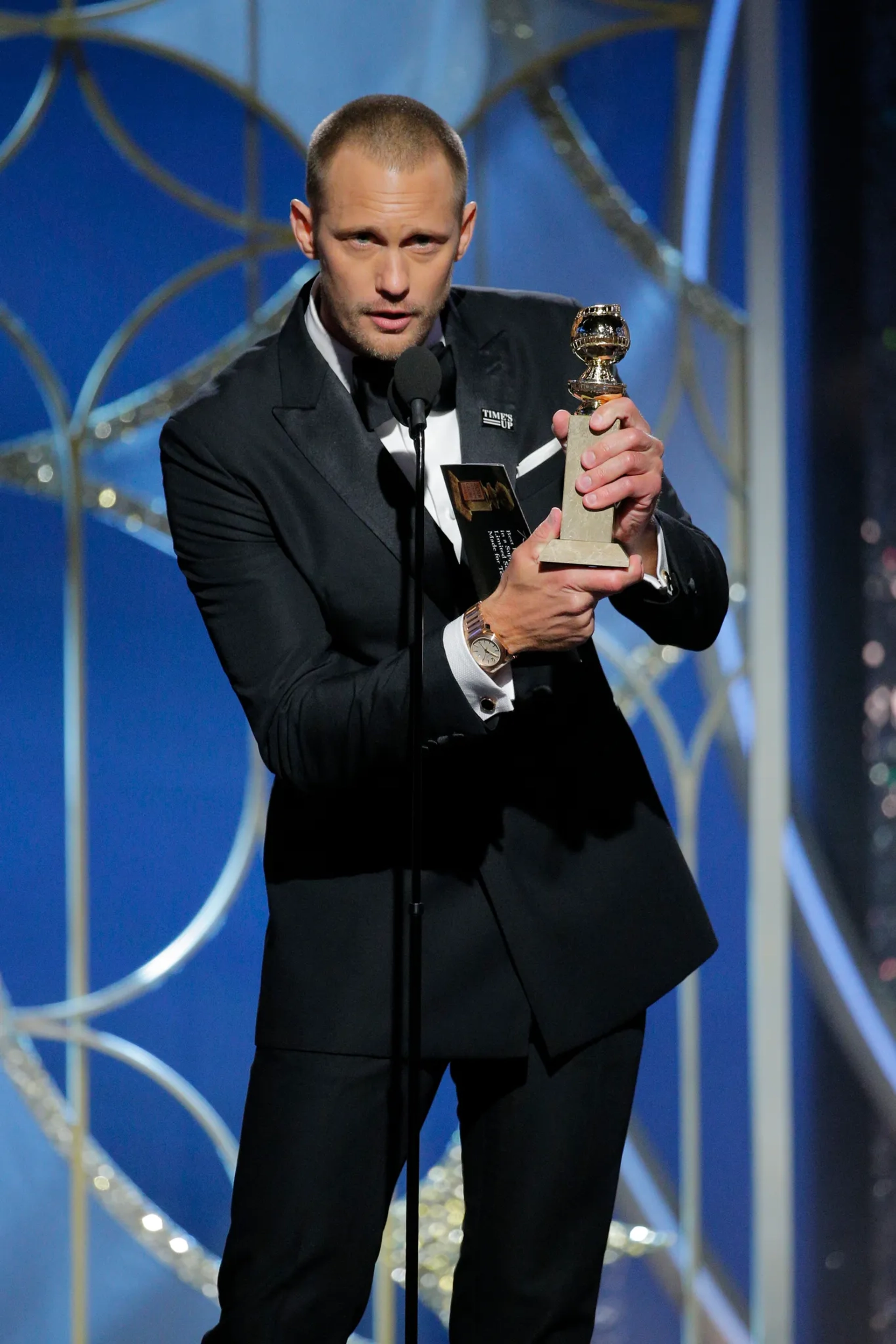 Alexander Skarsgård at an event for 75th Golden Globe Awards (2018)