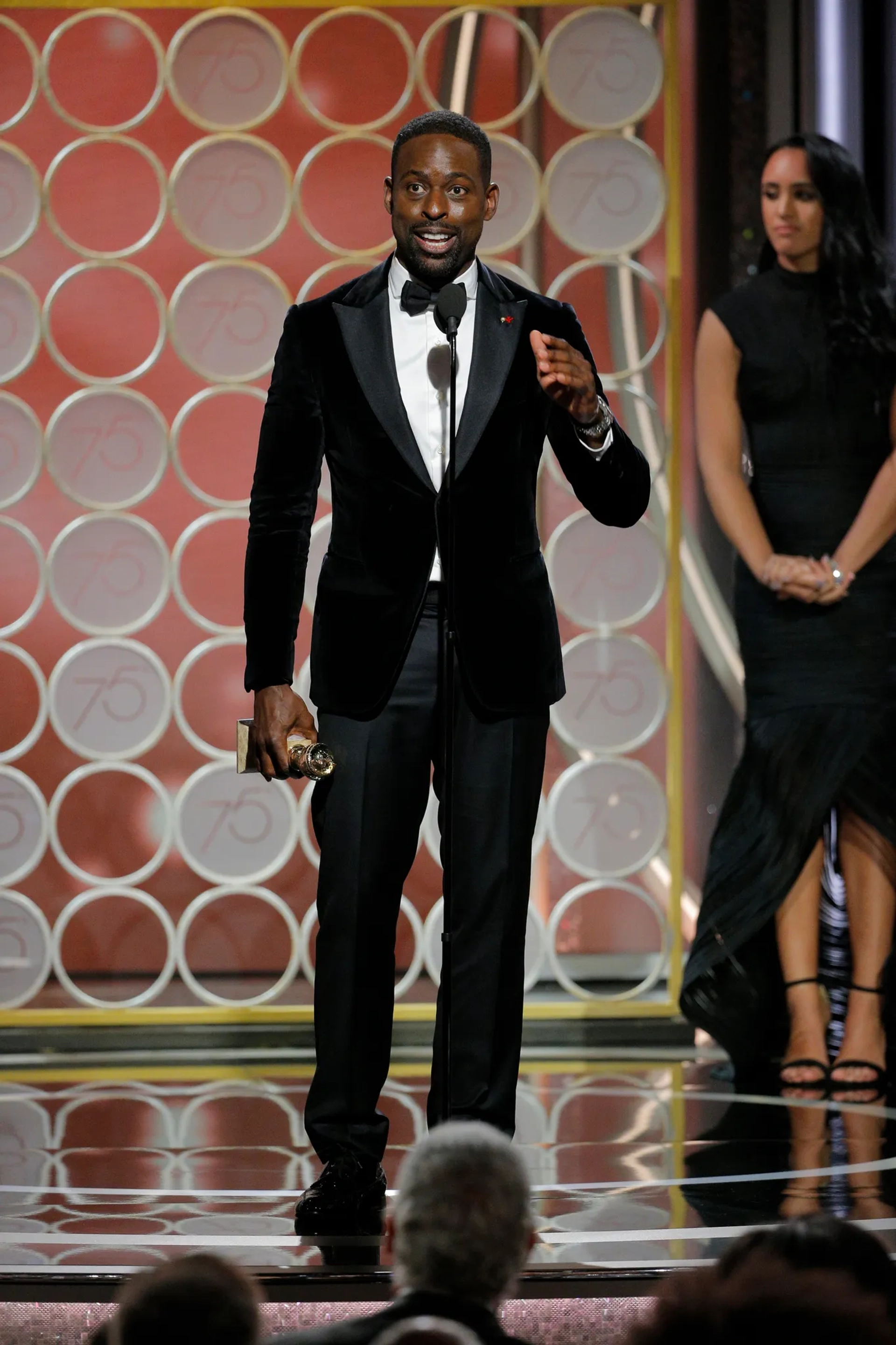 Sterling K. Brown at an event for 75th Golden Globe Awards (2018)