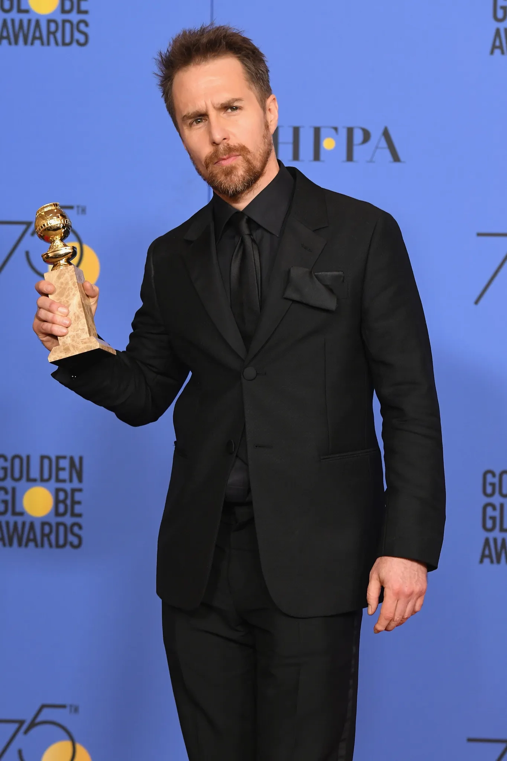 Sam Rockwell at an event for 75th Golden Globe Awards (2018)