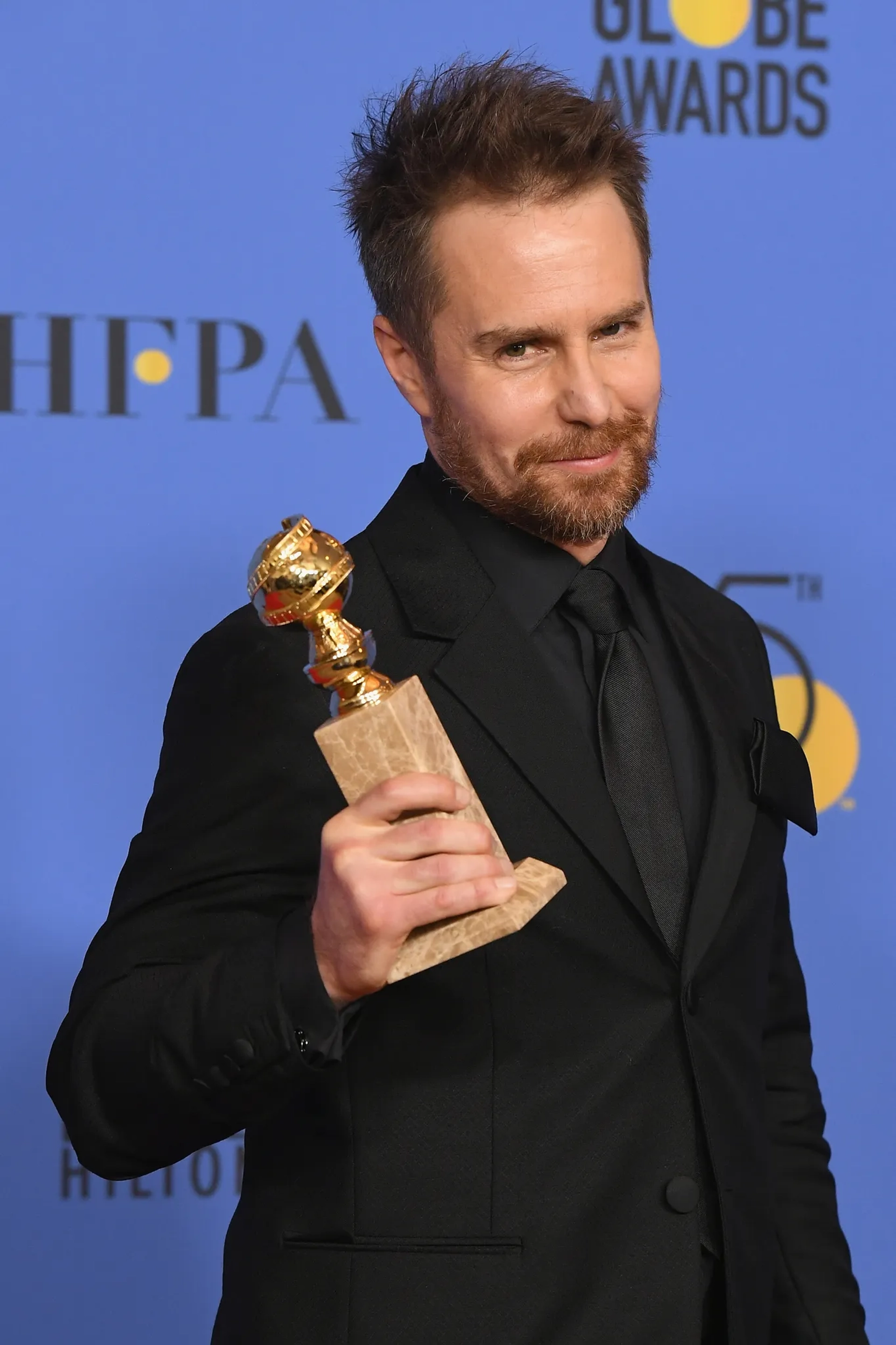 Sam Rockwell at an event for 75th Golden Globe Awards (2018)