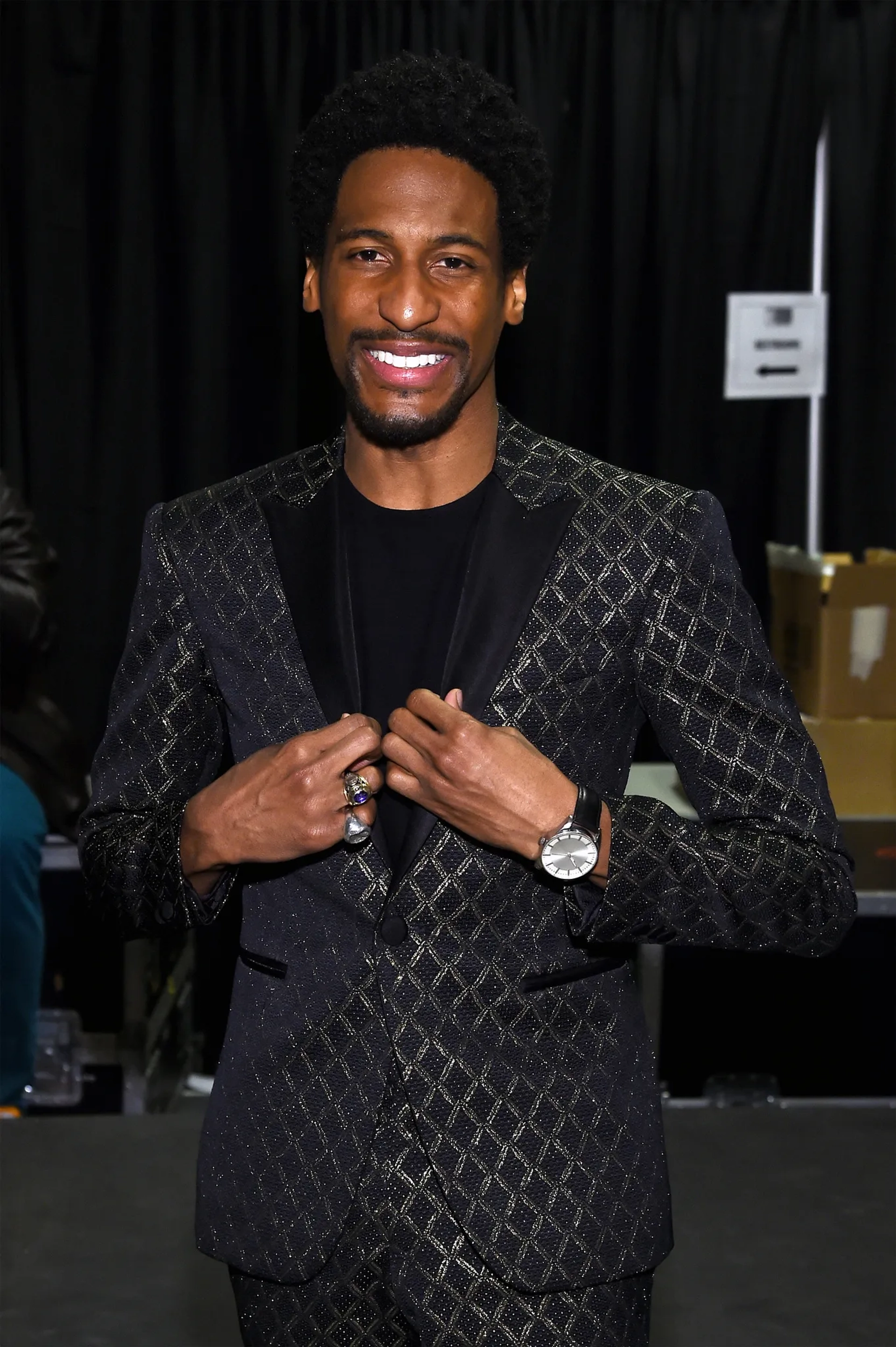 Jon Batiste at an event for The 60th Annual Grammy Awards (2018)