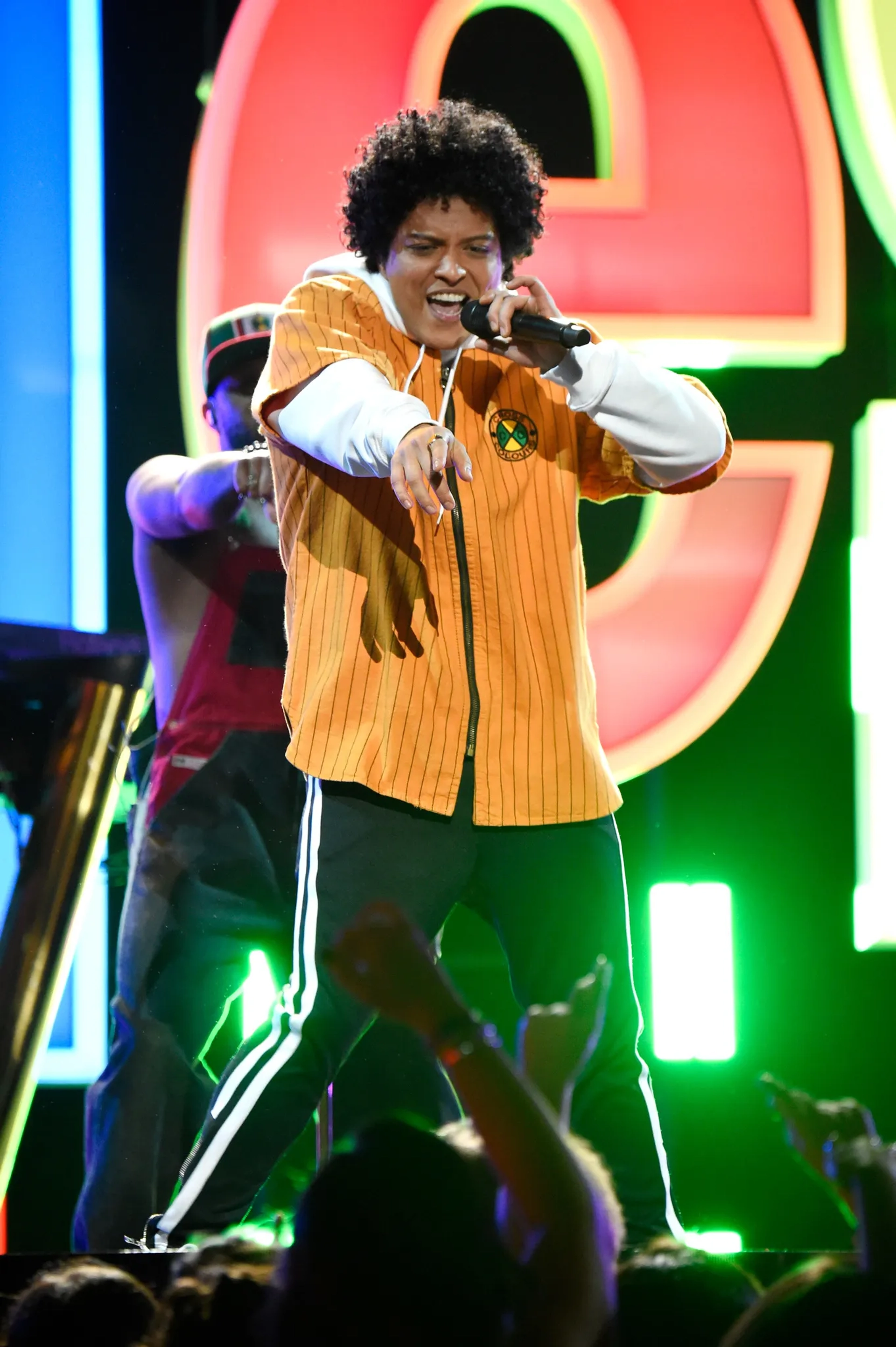 Bruno Mars at an event for The 60th Annual Grammy Awards (2018)