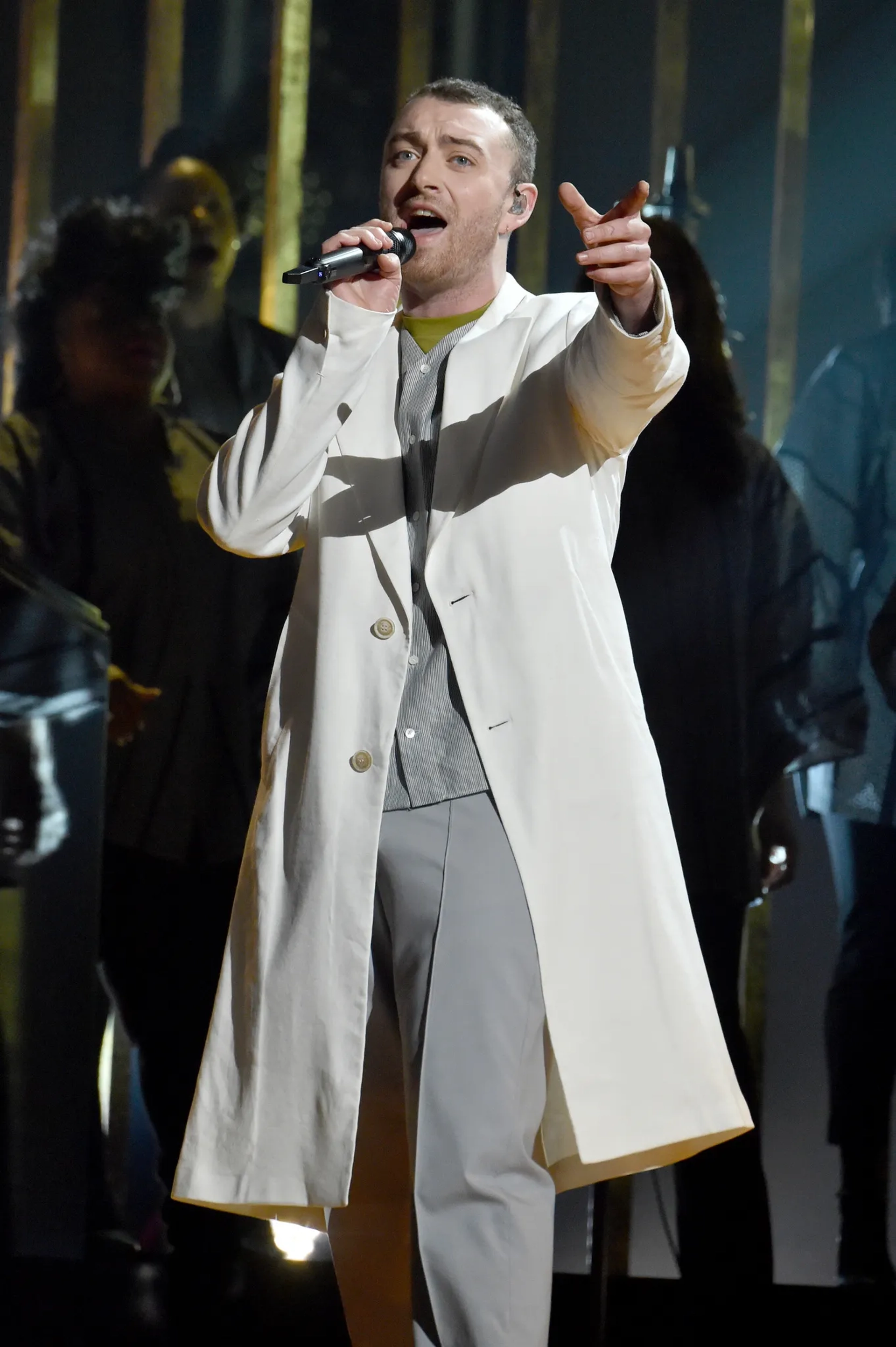 Sam Smith at an event for The 60th Annual Grammy Awards (2018)