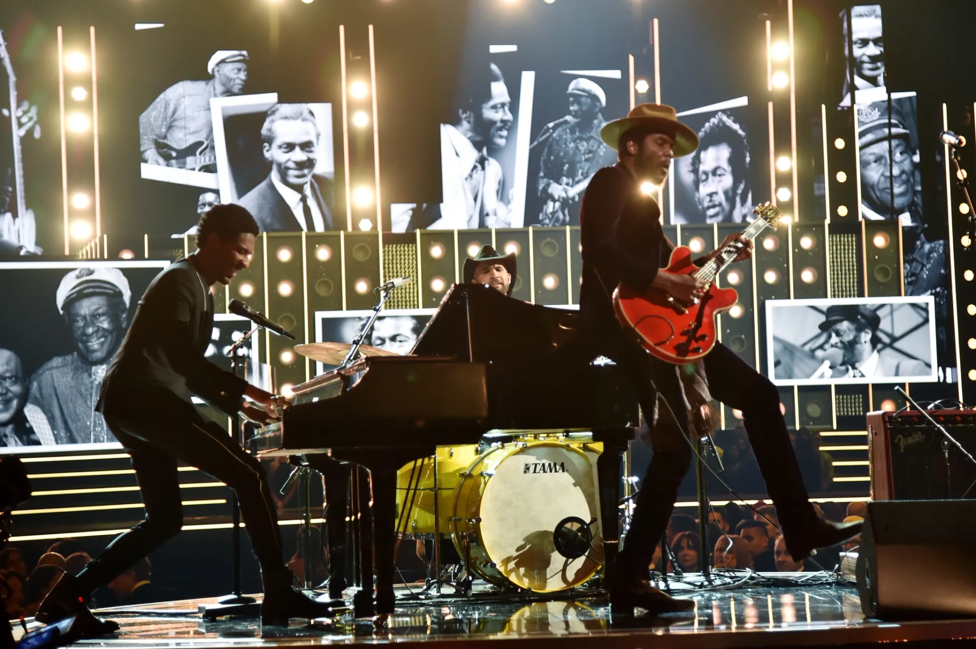 Gary Clark Jr. and Jon Batiste at an event for The 60th Annual Grammy Awards (2018)