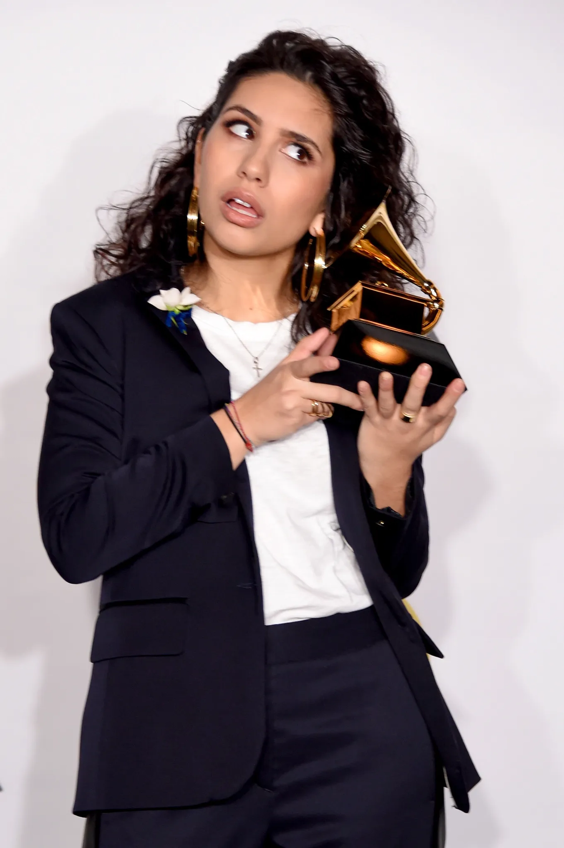 Alessia Cara at an event for The 60th Annual Grammy Awards (2018)