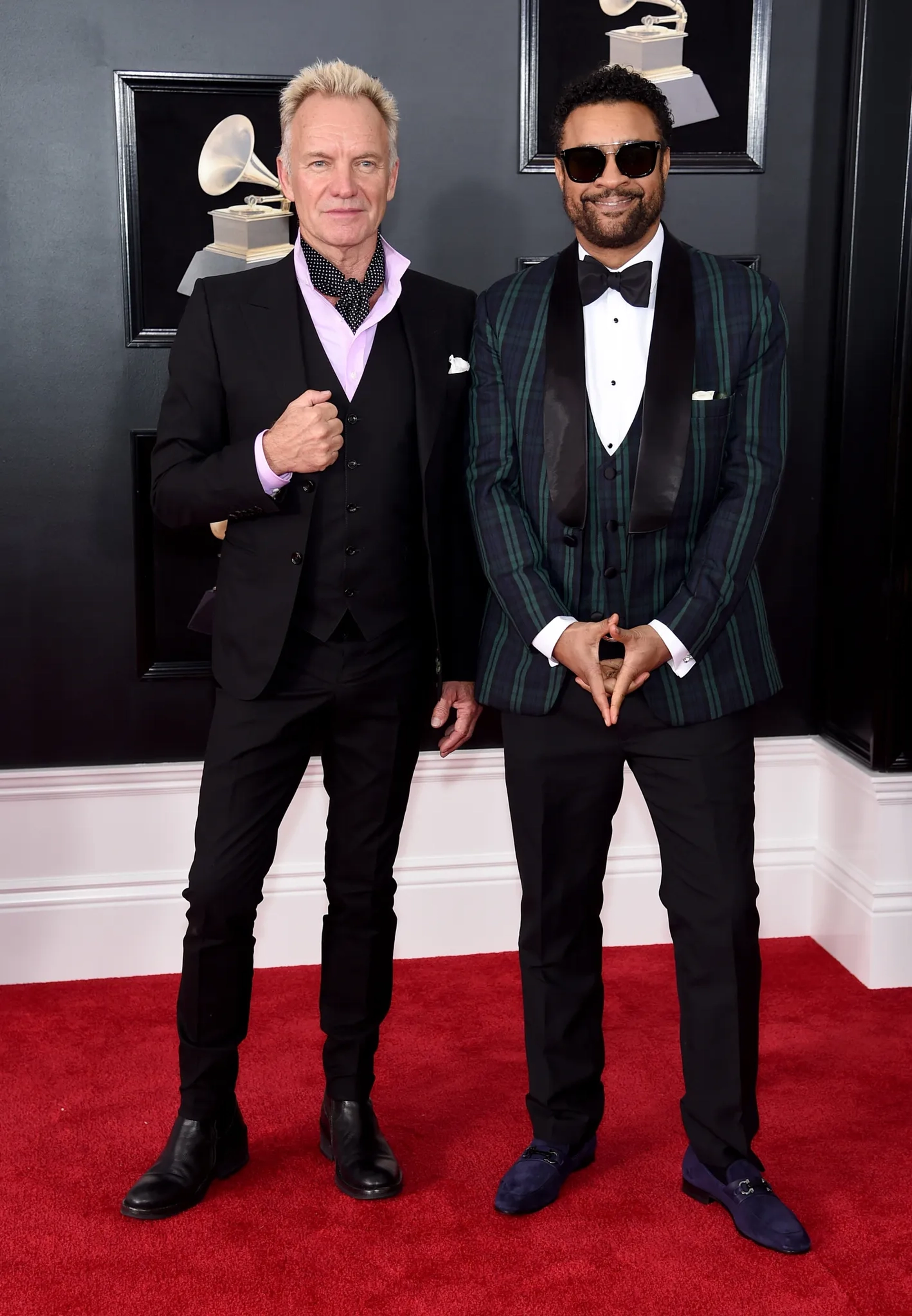 Sting and Shaggy at an event for The 60th Annual Grammy Awards (2018)