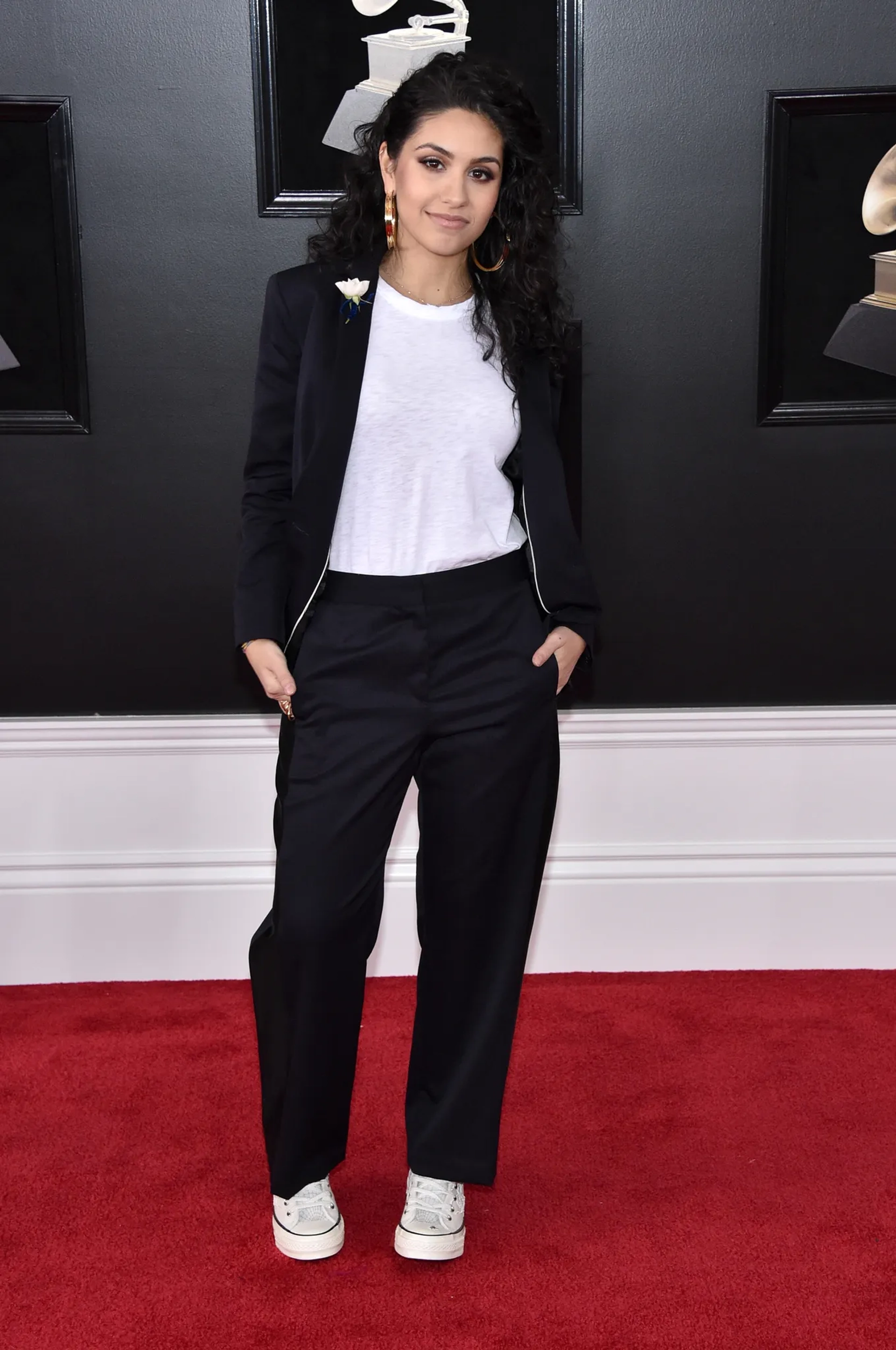 Alessia Cara at an event for The 60th Annual Grammy Awards (2018)