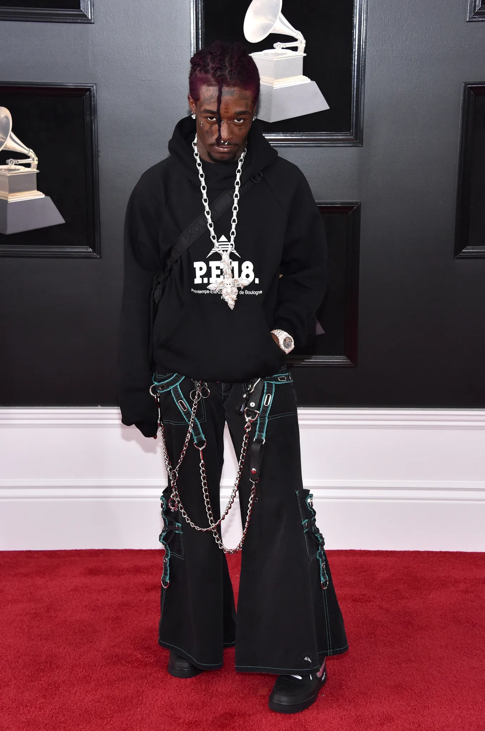 Lil Uzi Vert at an event for The 60th Annual Grammy Awards (2018)