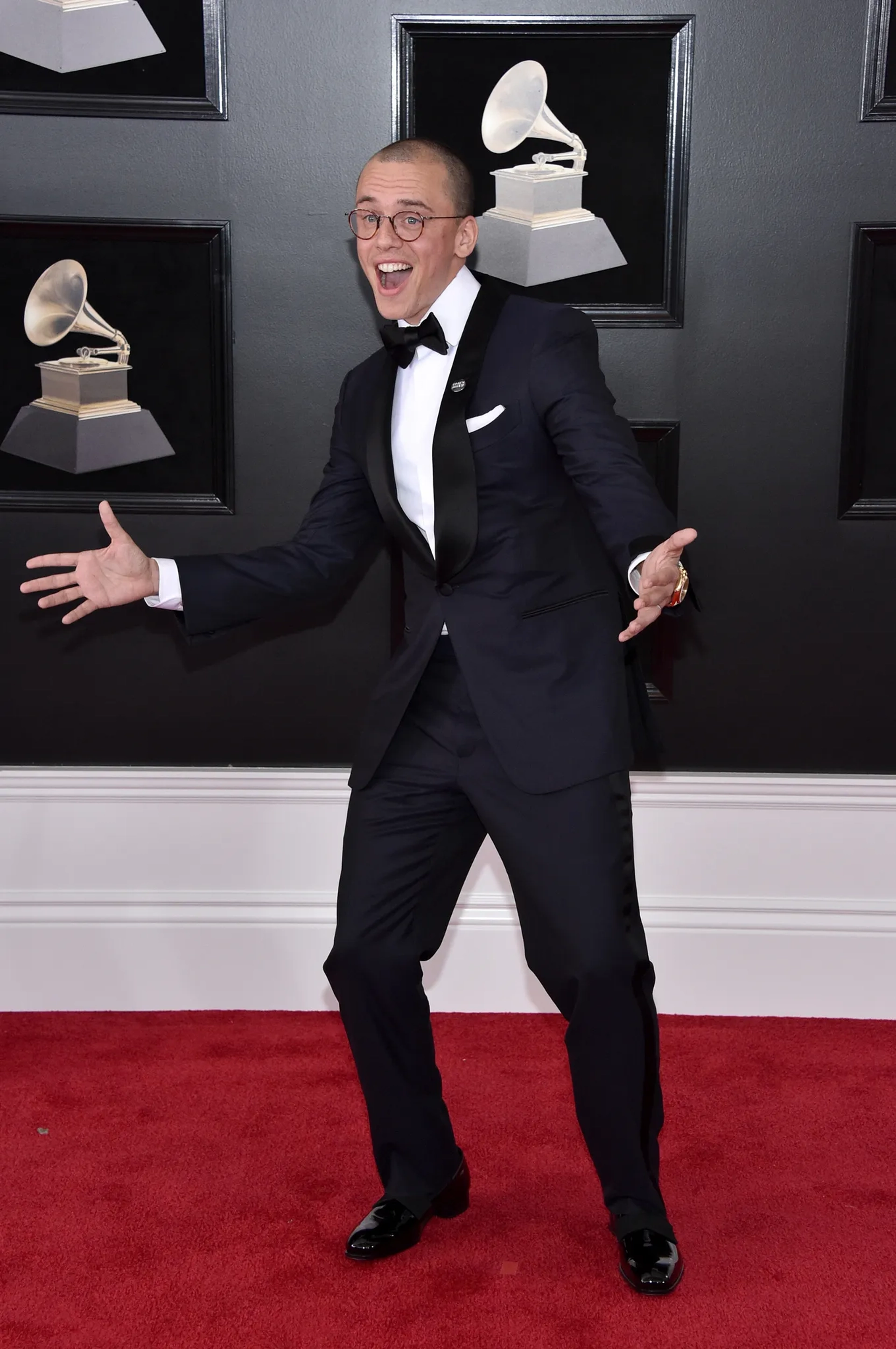 Logic at an event for The 60th Annual Grammy Awards (2018)