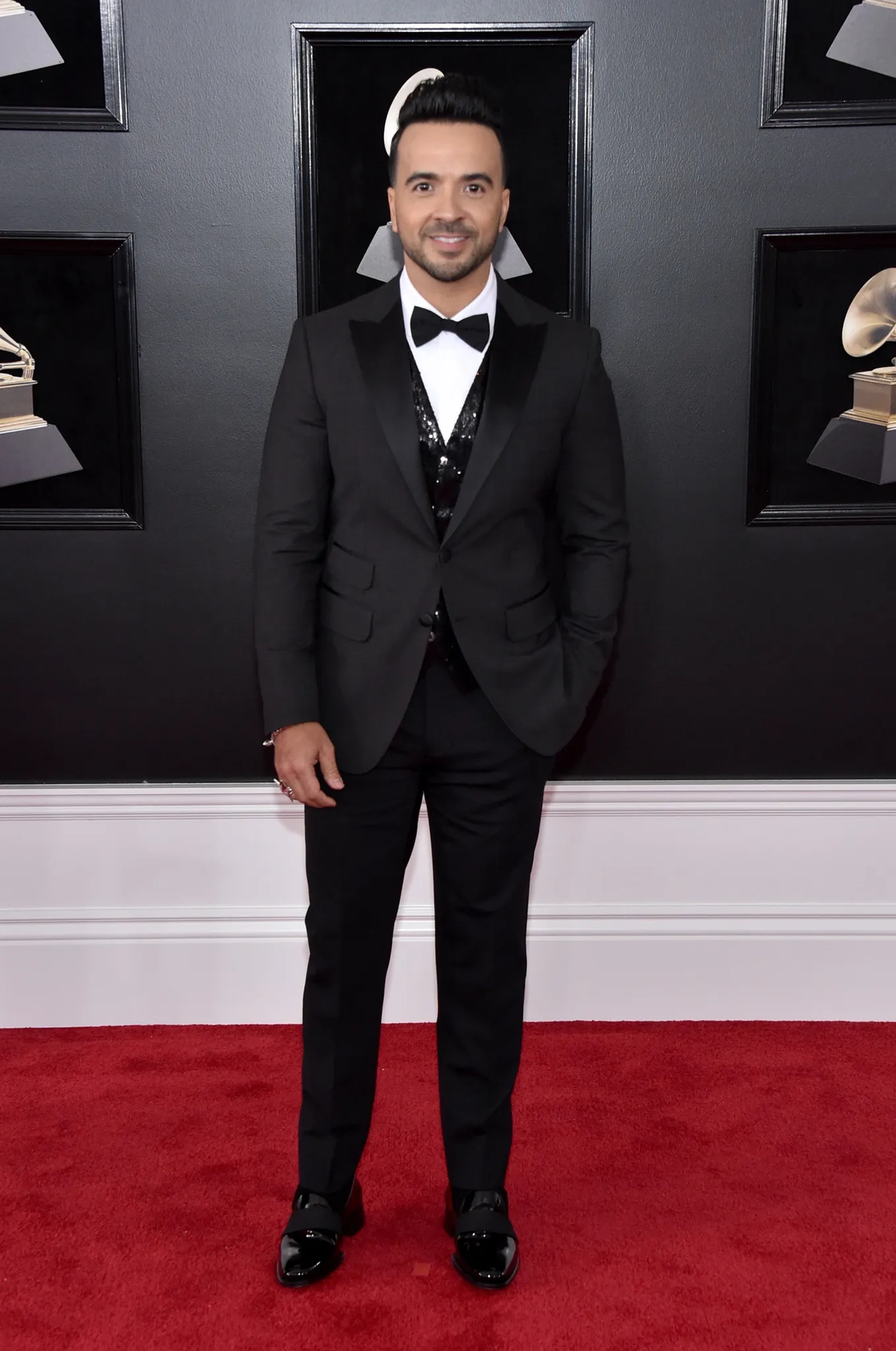 Luis Fonsi at an event for The 60th Annual Grammy Awards (2018)