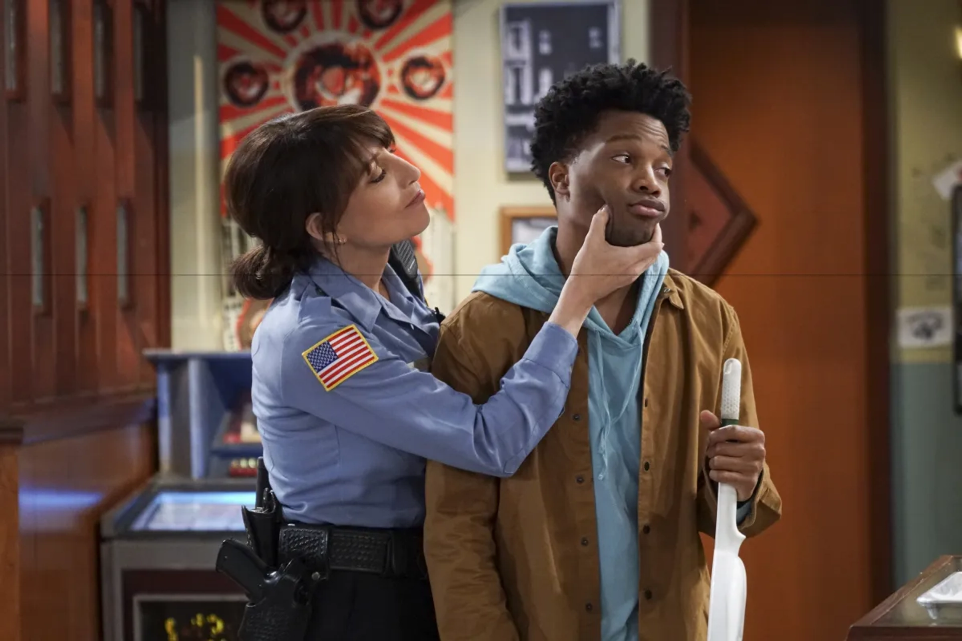 Katey Sagal and Jermaine Fowler in Superior Donuts (2017)