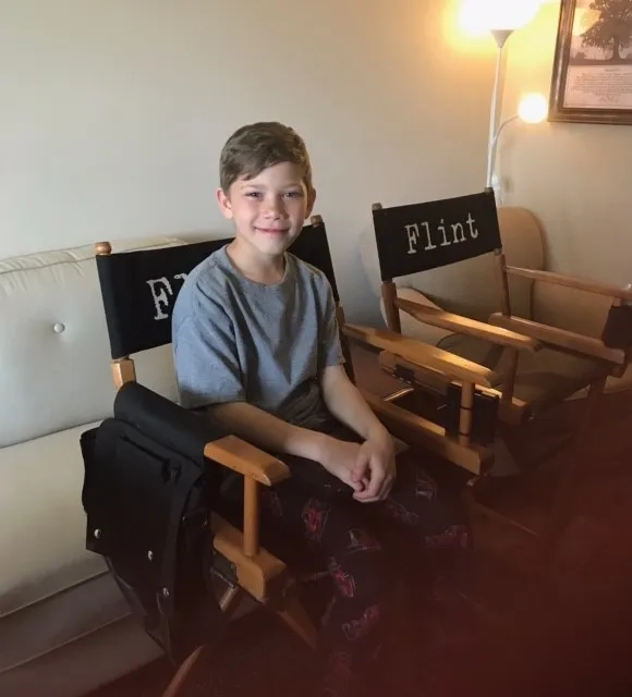 Lucas plays Garrett Walters - Waiting for Hair & Make-up - Flint