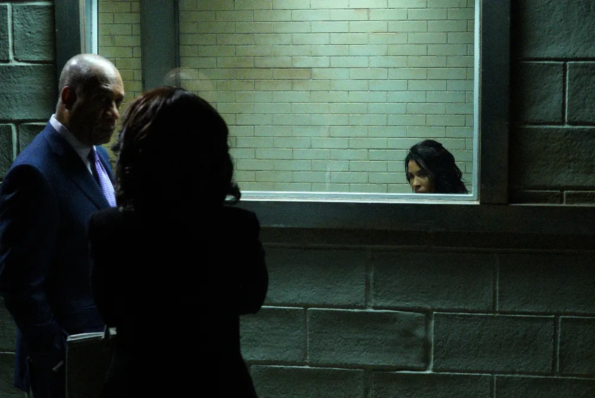 Khandi Alexander, Joe Morton, and Kerry Washington in Scandal (2012)