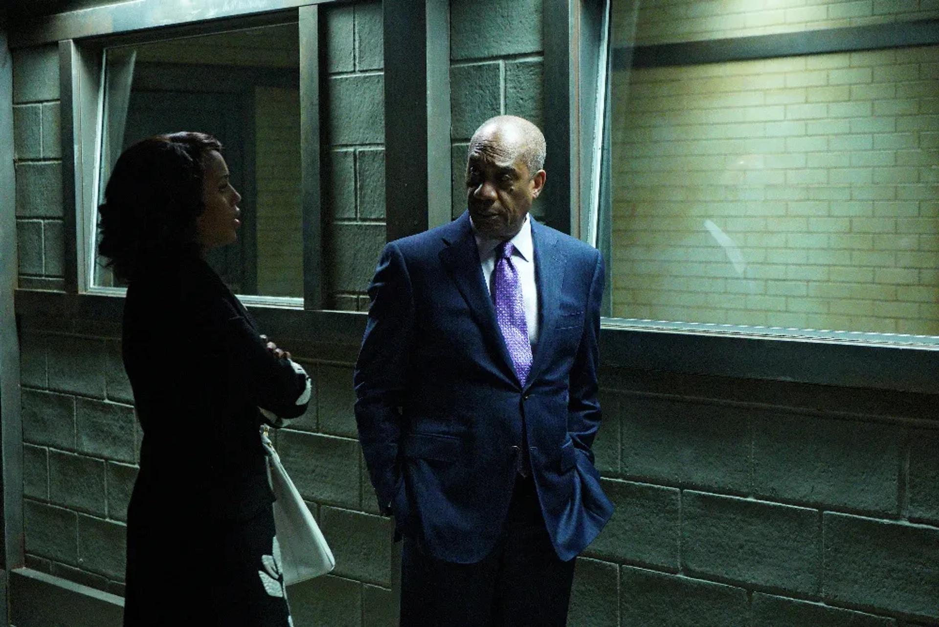 Joe Morton and Kerry Washington in Scandal (2012)