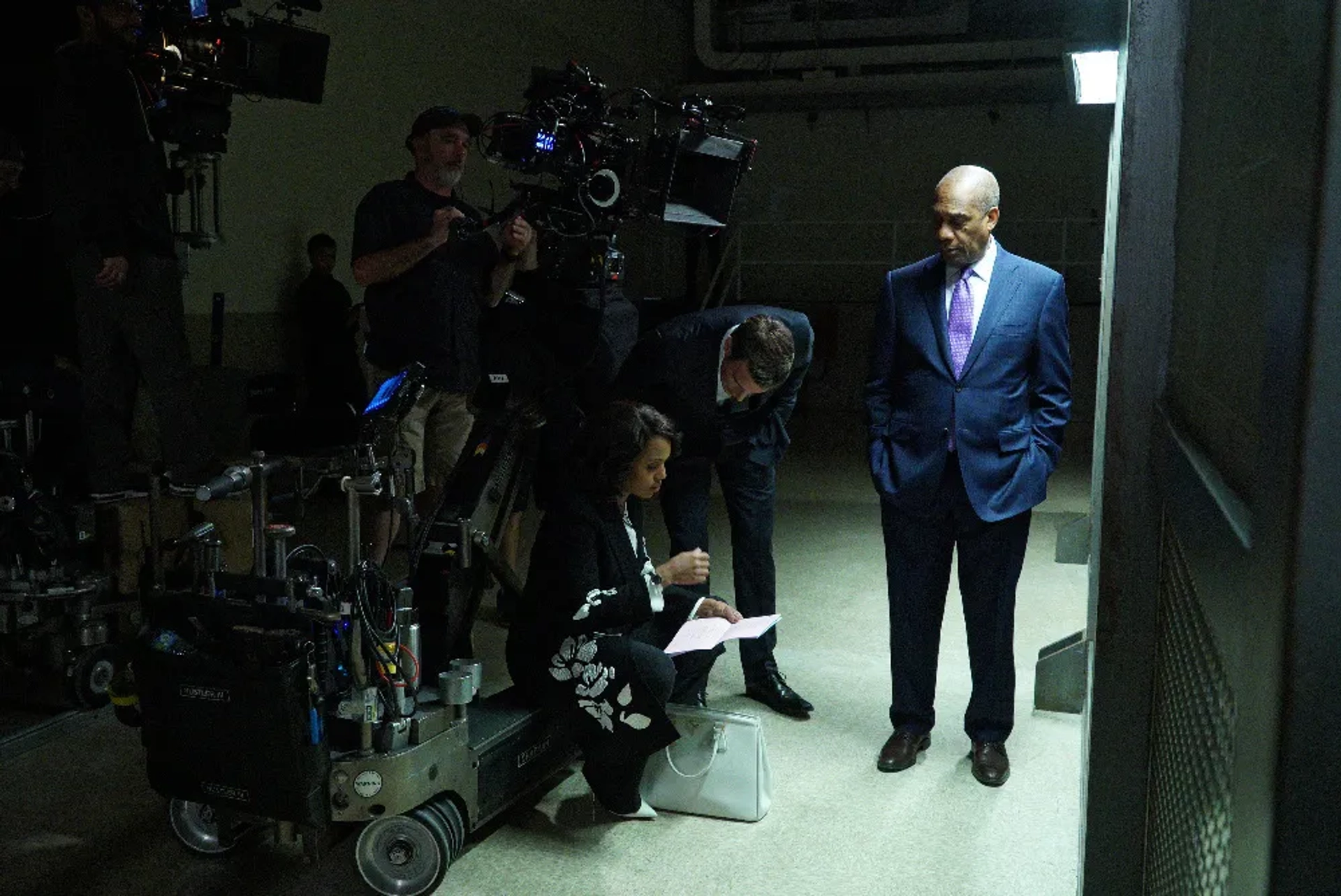 Scott Foley, Joe Morton, Kerry Washington, and Steven G. Fracol in Scandal (2012)