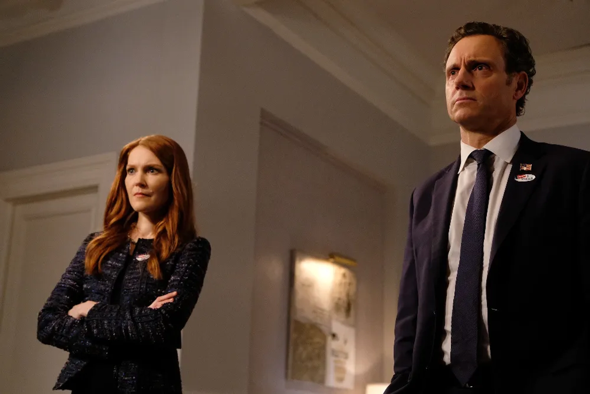 Tony Goldwyn and Darby Stanchfield in Scandal (2012)