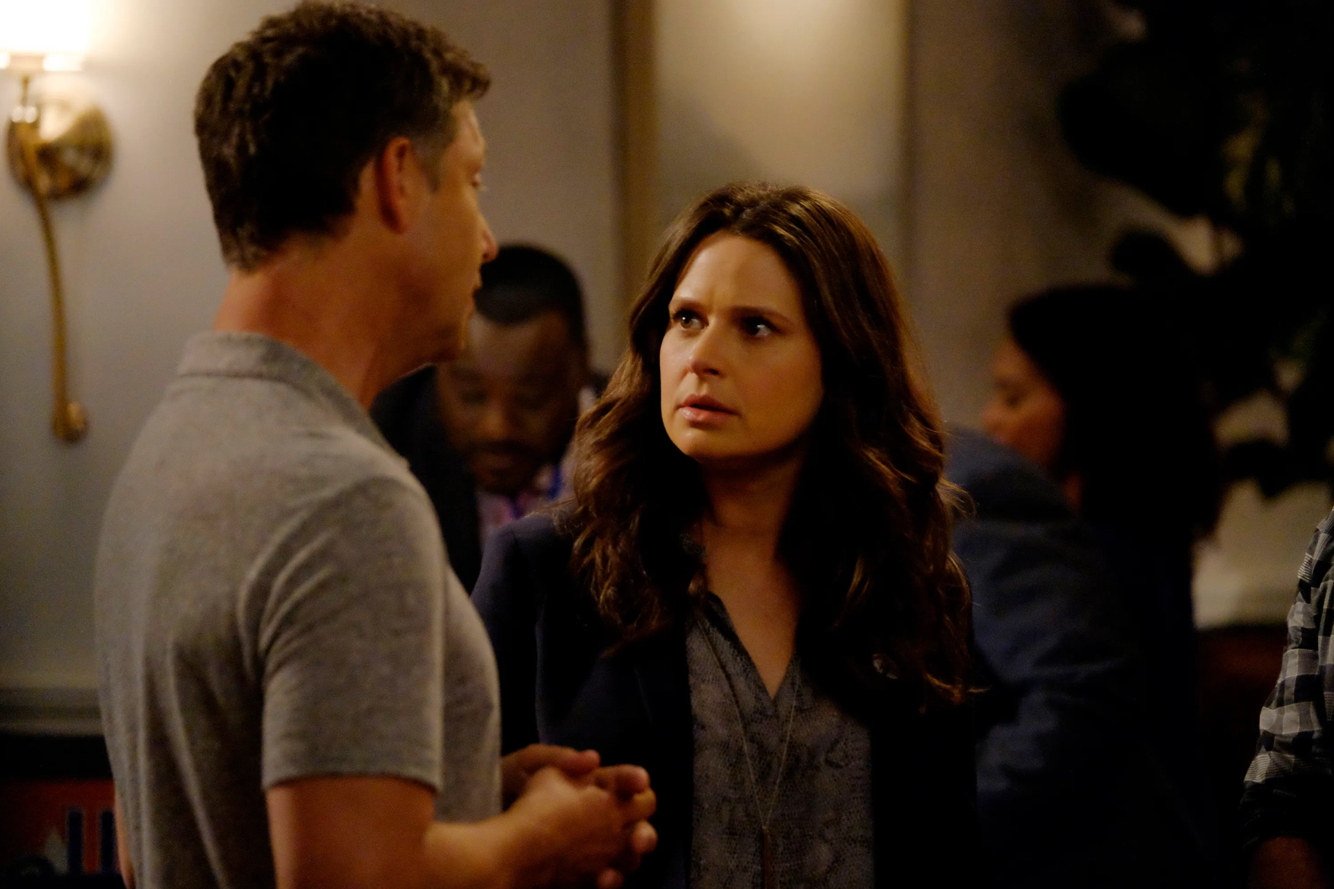 George Newbern and Katie Lowes in Scandal (2012)