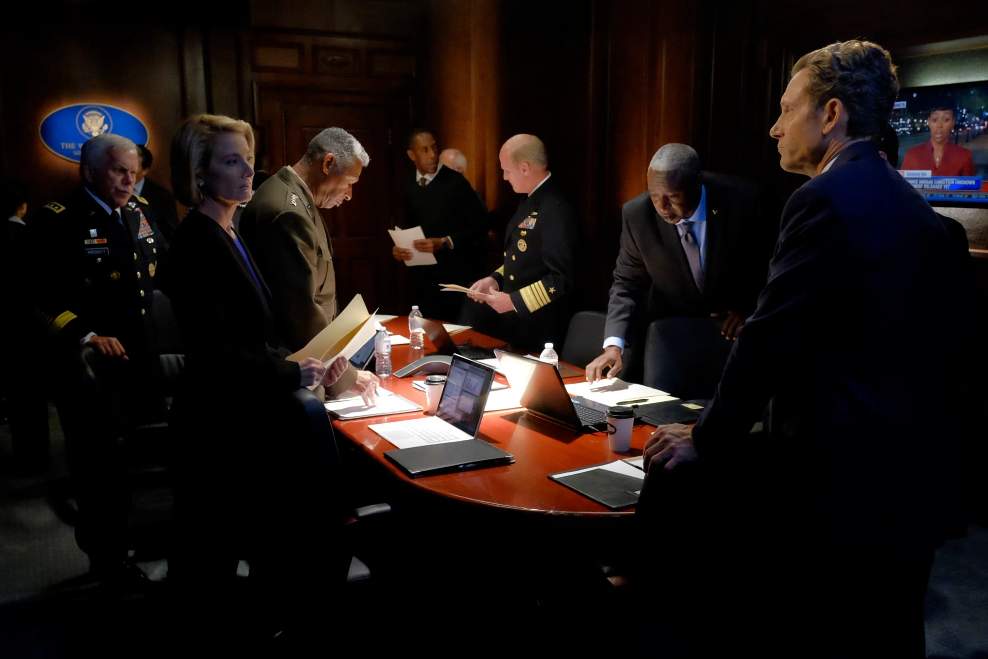 Tony Goldwyn, Kate Butler, and Gary Robinson in Scandal (2012)