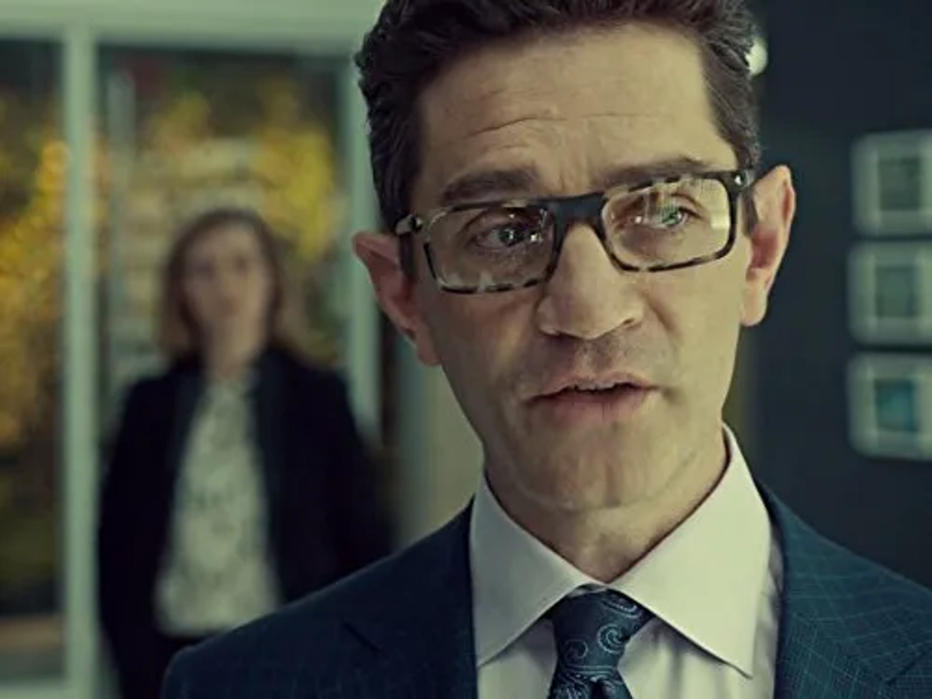 James Frain and Evelyne Brochu in Orphan Black (2013)