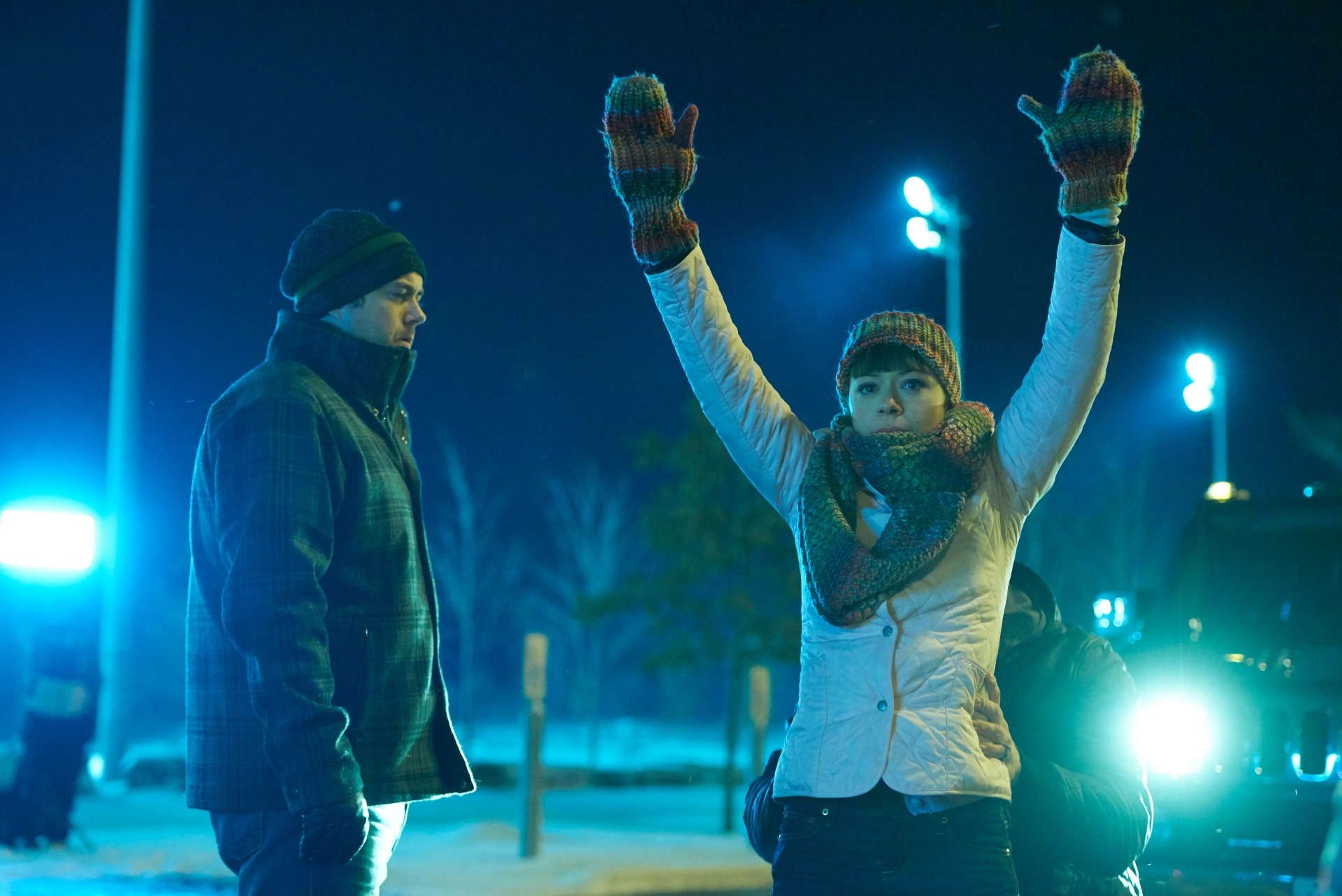 Tatiana Maslany and Kristian Bruun in Orphan Black (2013)