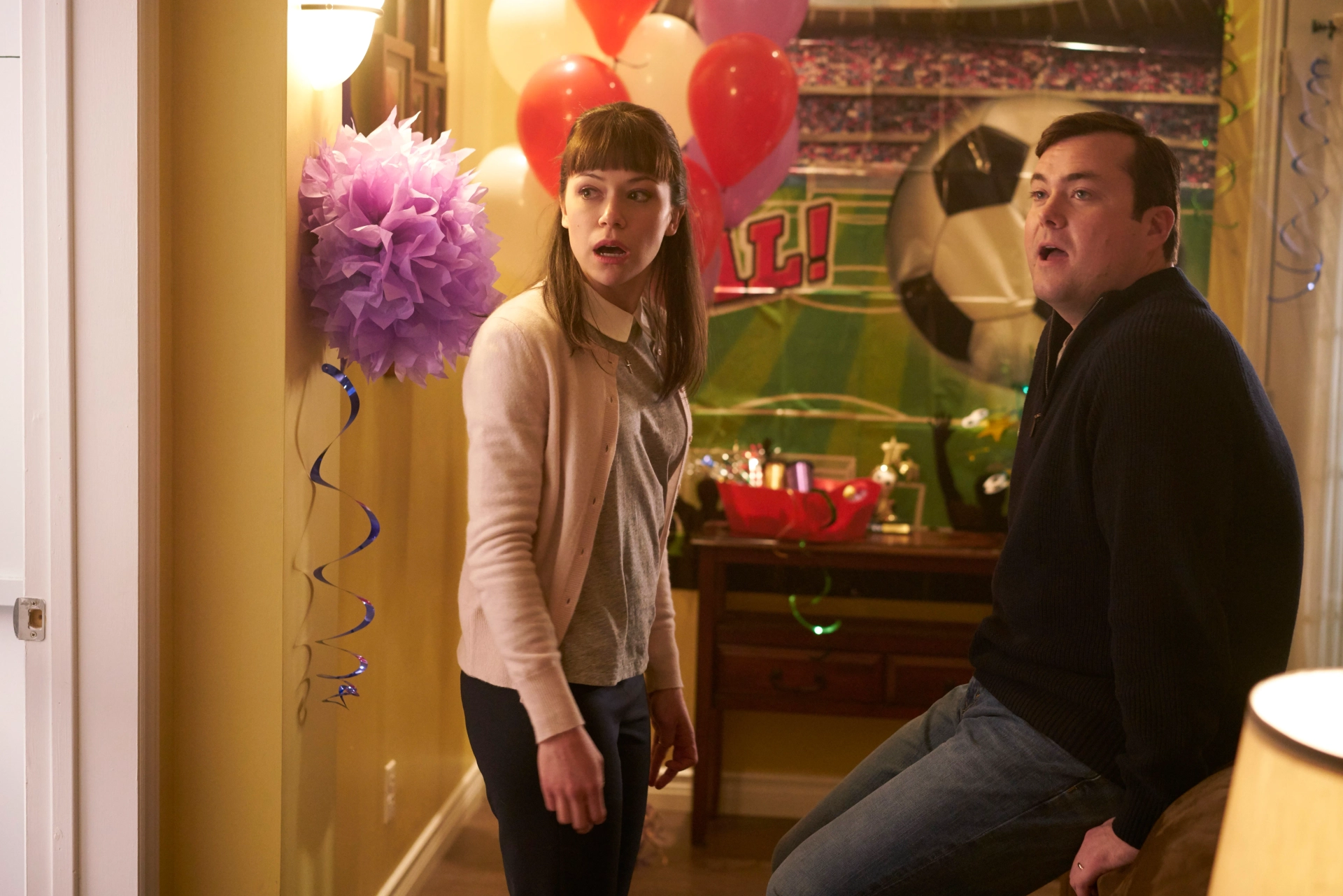 Tatiana Maslany and Kristian Bruun in Orphan Black (2013)