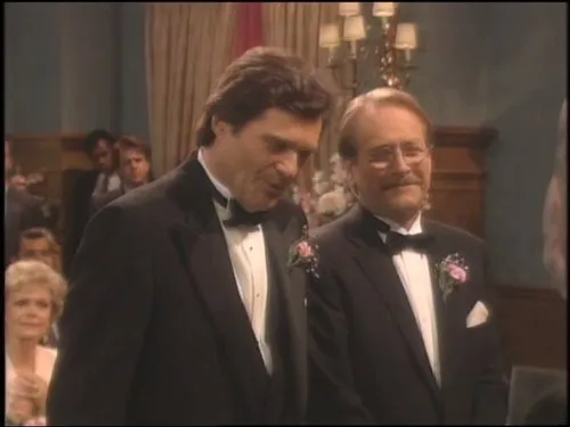 Martin Mull and Fred Willard in Roseanne (1988)