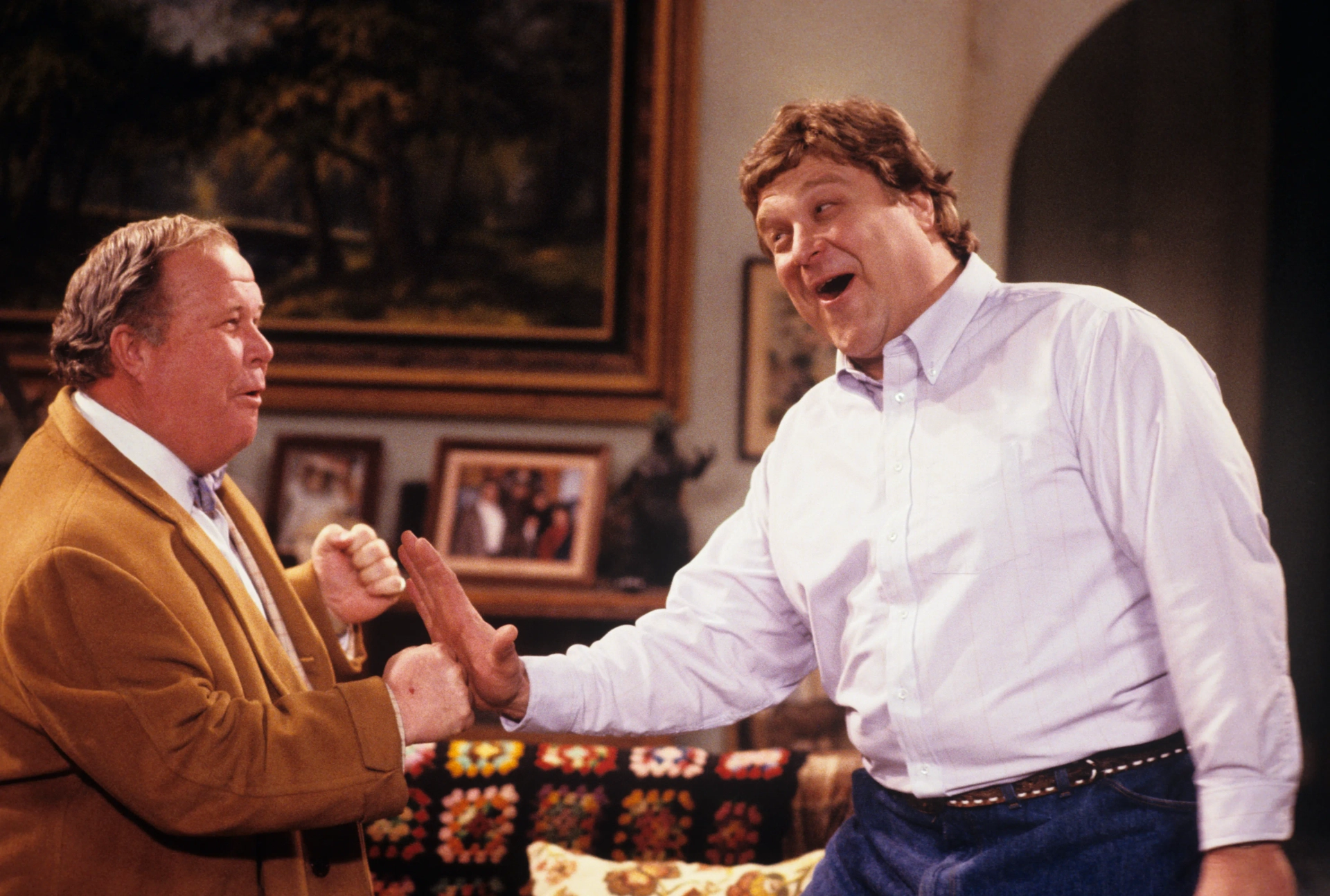 John Goodman and Ned Beatty in Roseanne (1988)