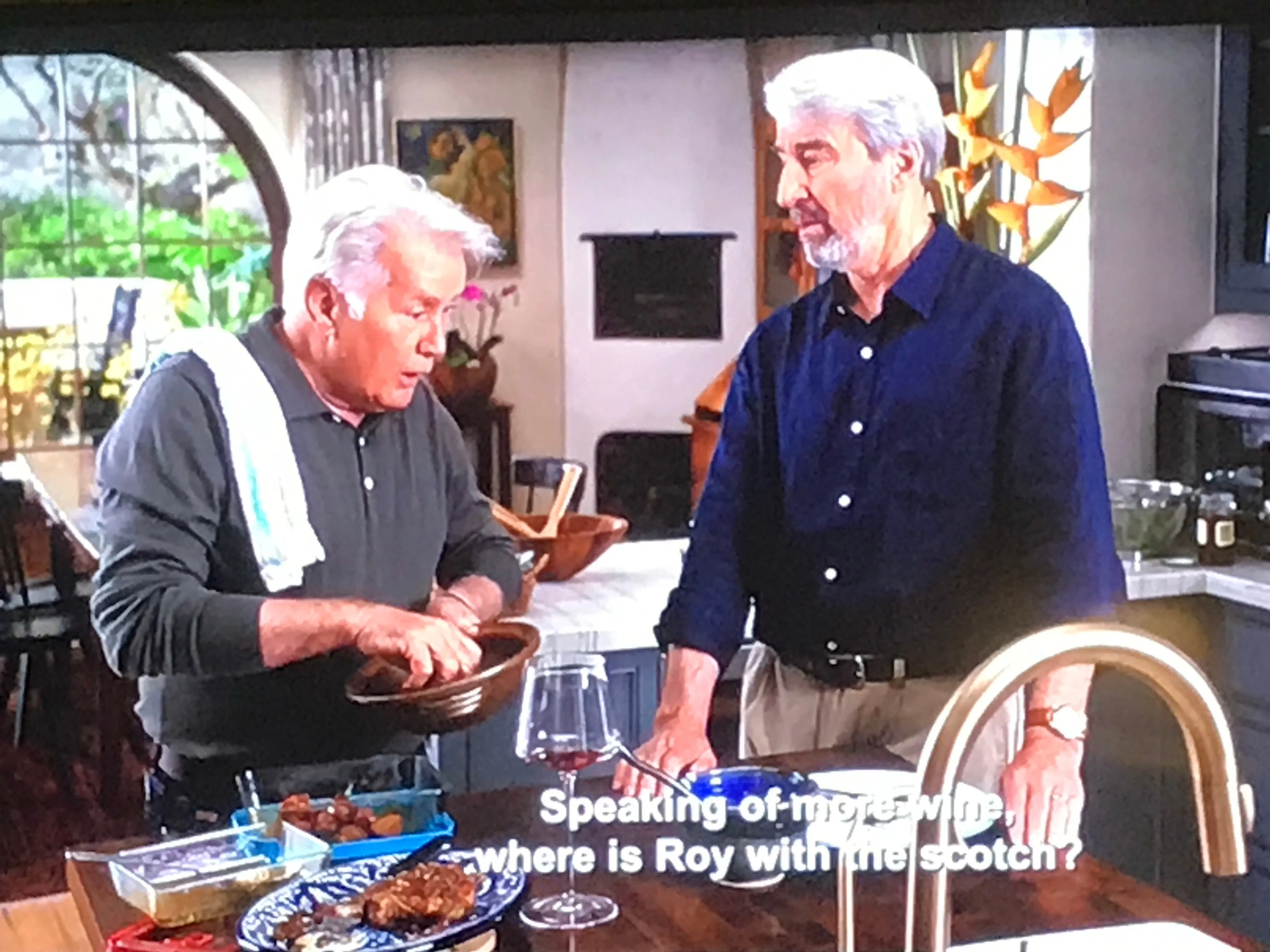 Martin Sheen and Sam Waterston in Grace and Frankie (2015)