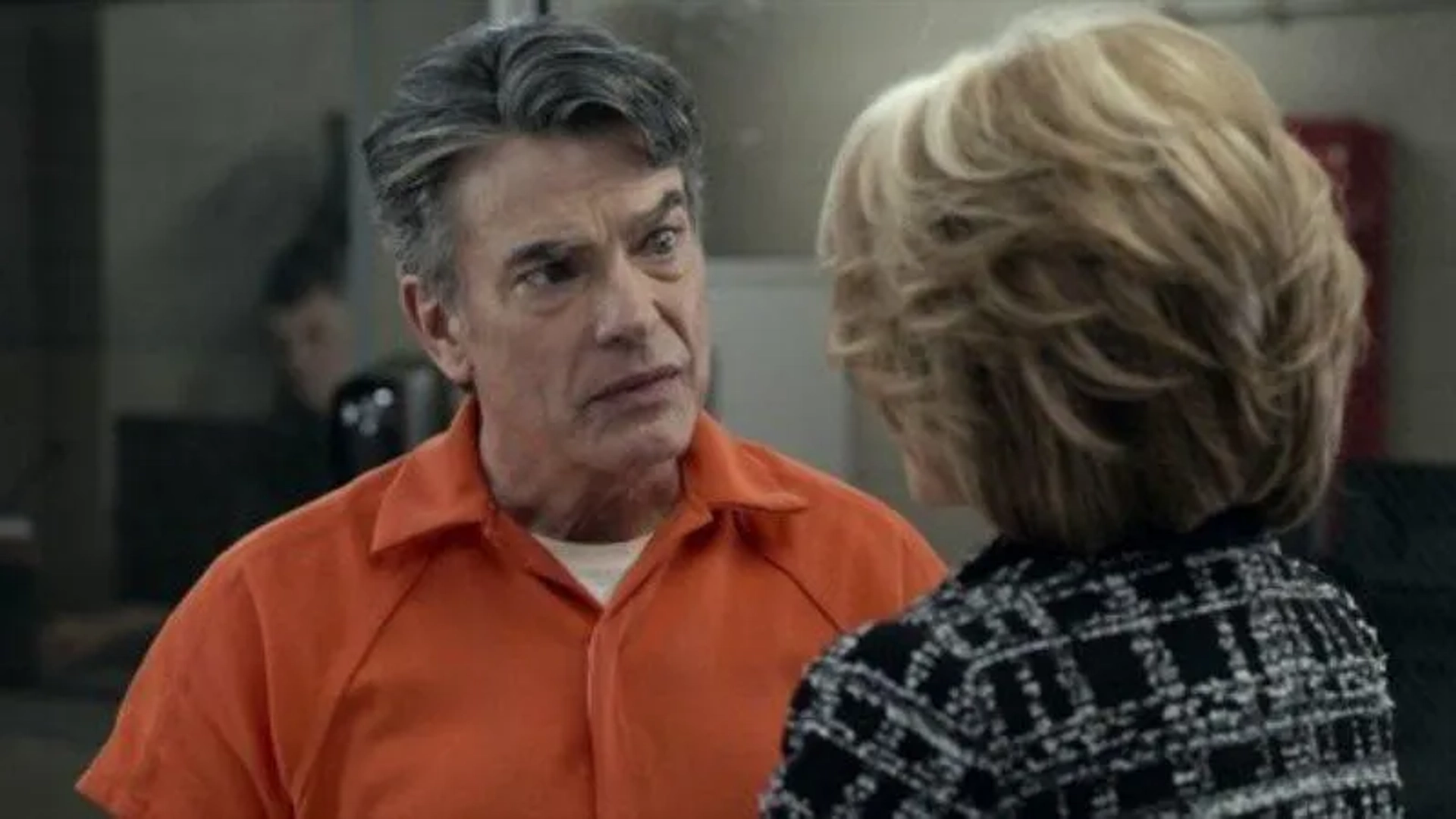 Jane Fonda and Peter Gallagher in Grace and Frankie: The Circumcision (2021)