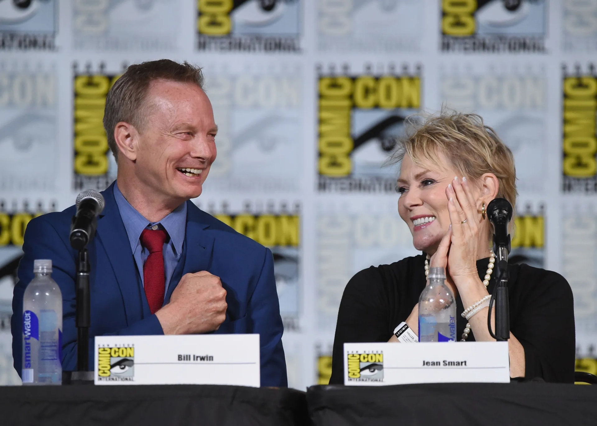 Jean Smart and Bill Irwin at an event for Legion (2017)