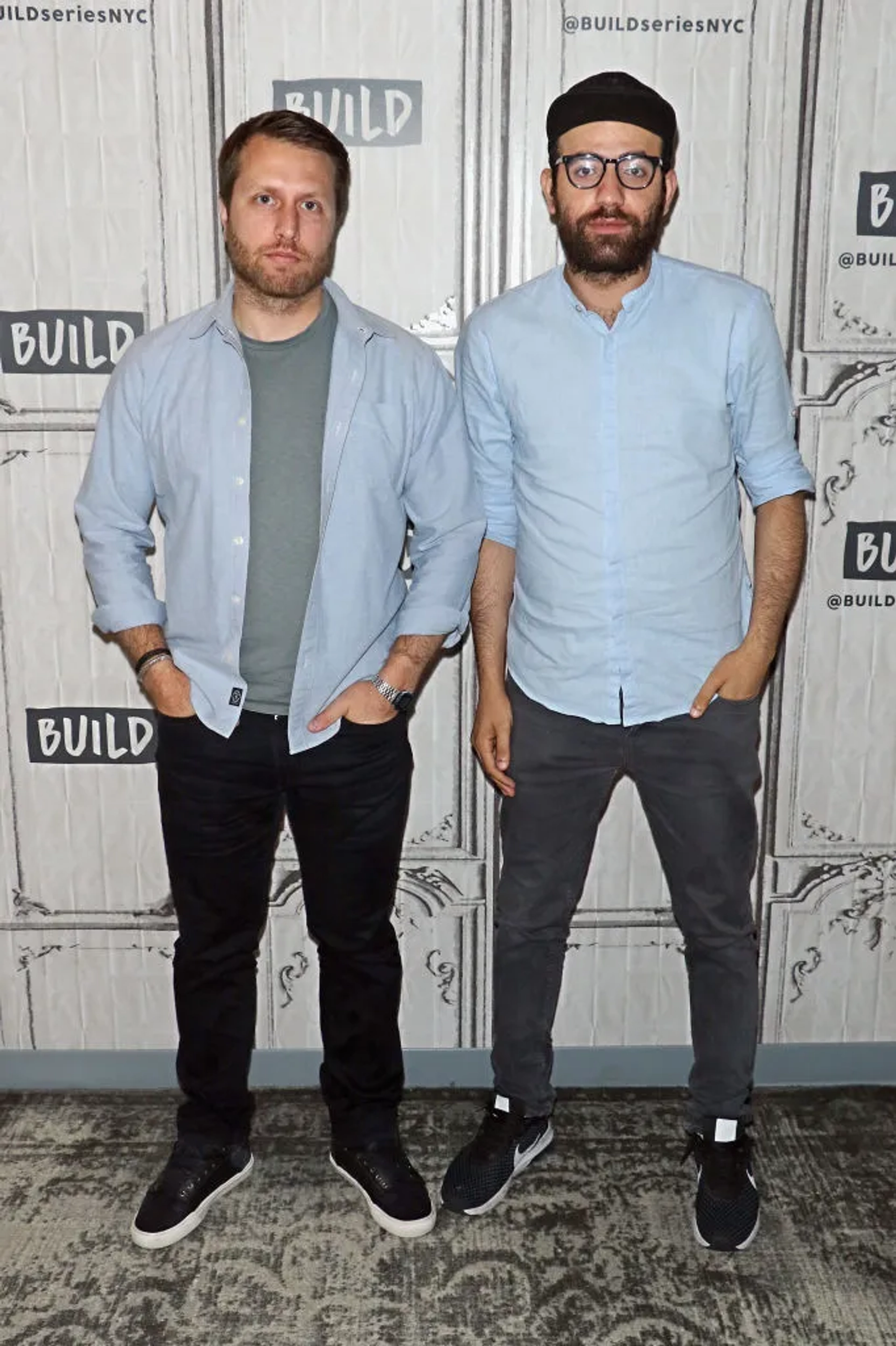 Matthew Heineman and Abdelaziz Alhamza at an event for City of Ghosts (2017)