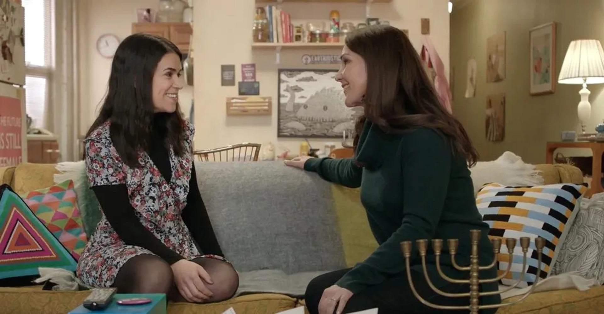 Peri Gilpin and Abbi Jacobson in Broad City (2014)