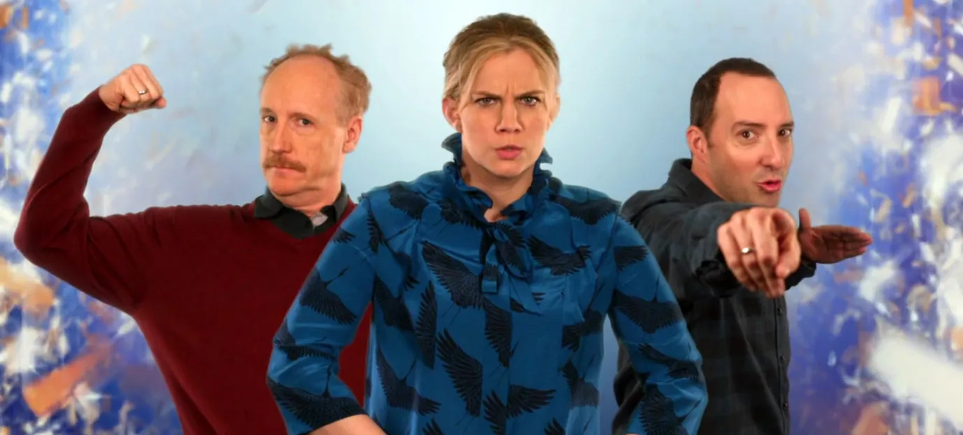 Anna Chlumsky, Tony Hale, and Matt Walsh in Hollywood Game Night (2013)