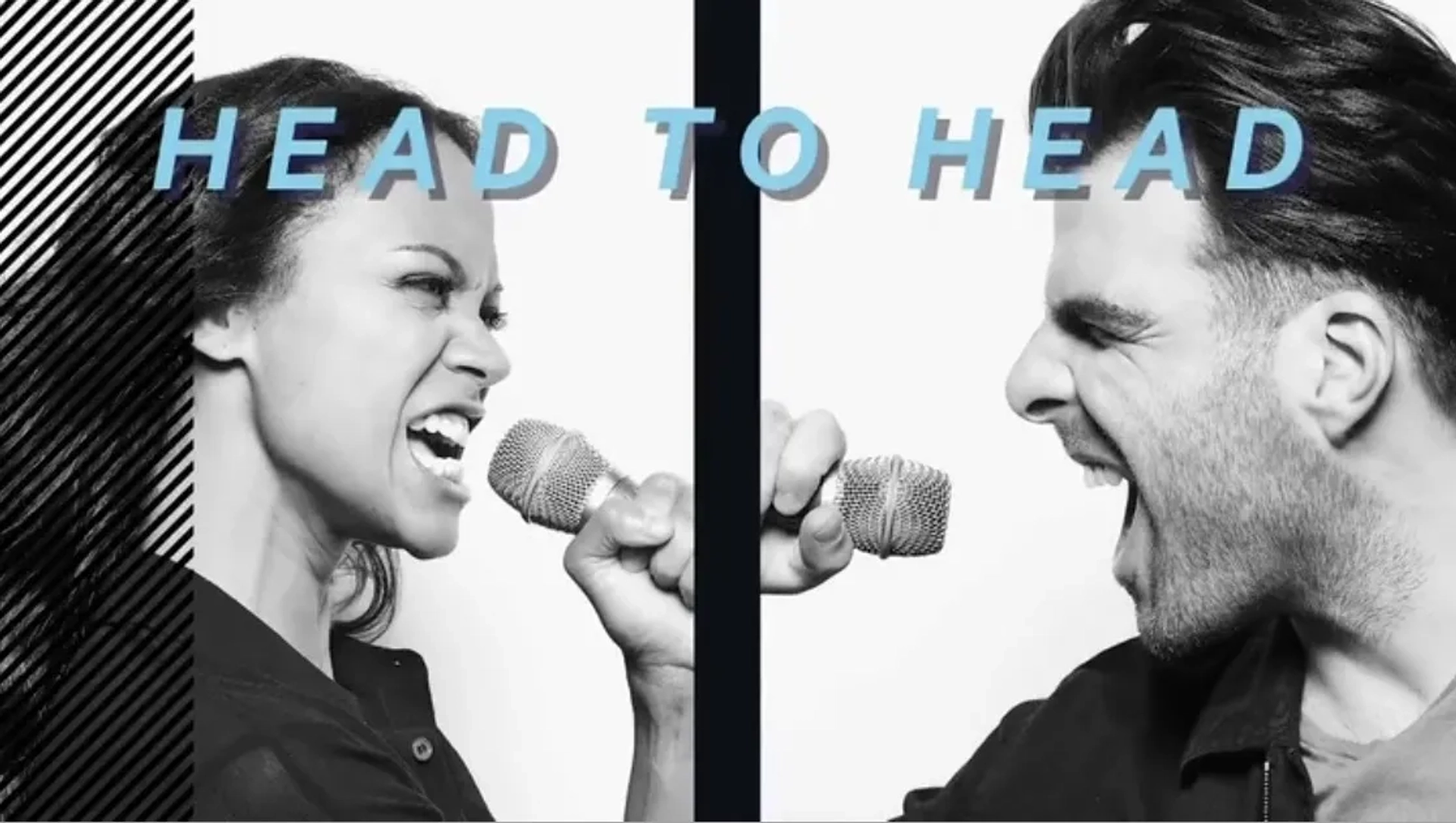 Zachary Quinto and Zoe Saldana in Lip Sync Battle (2015)