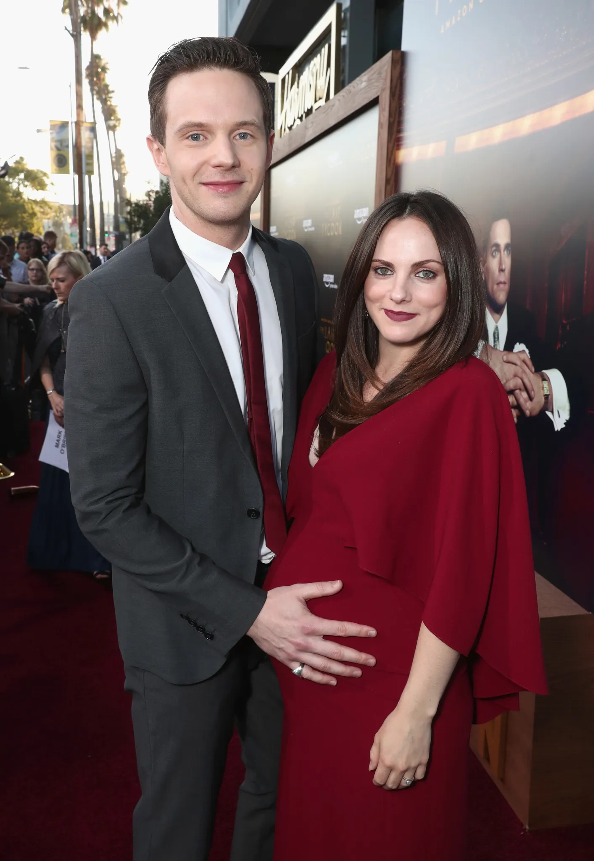 Mark O'Brien and Georgina Reilly at an event for The Last Tycoon (2016)