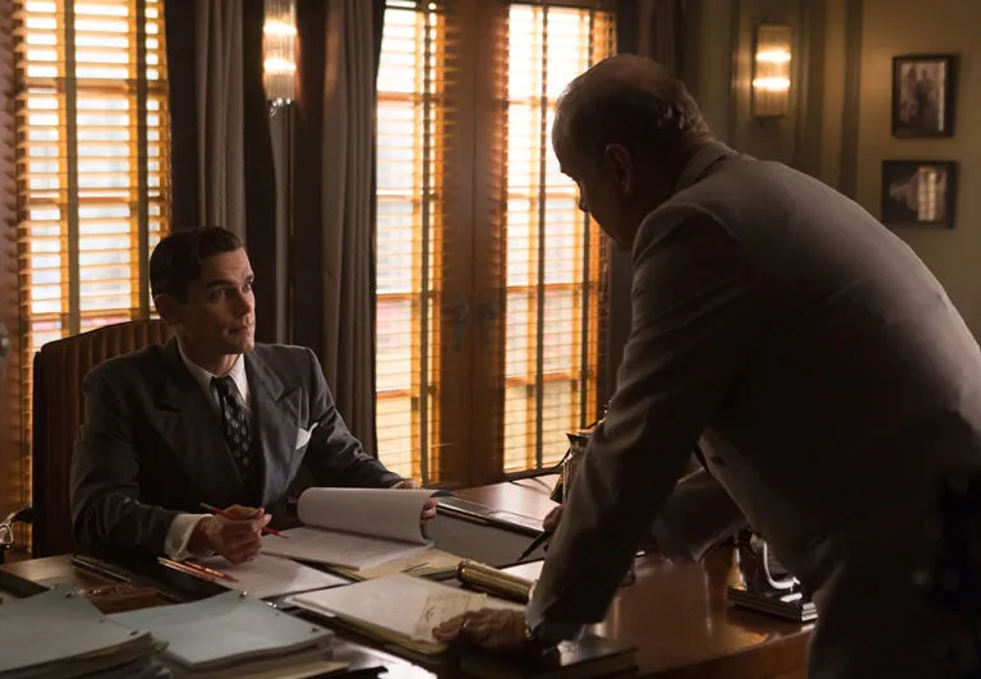 Kelsey Grammer and Matt Bomer in The Last Tycoon (2016)