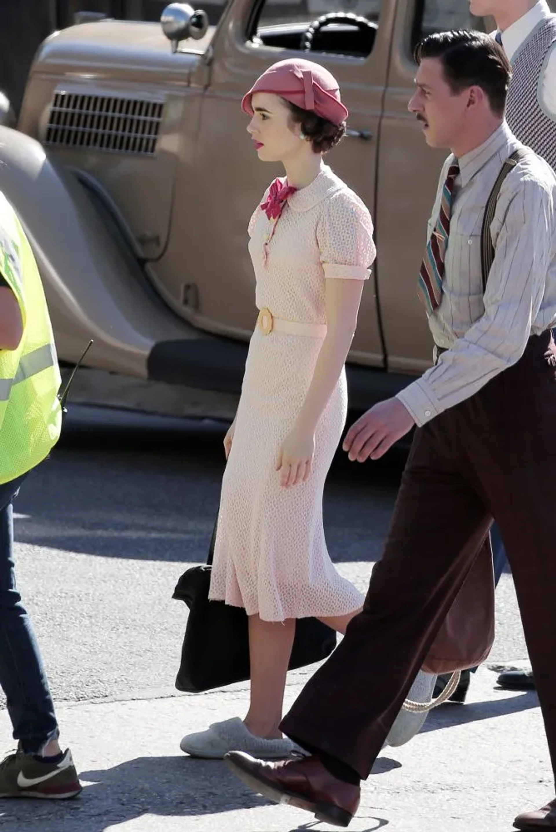 Enzo Cilenti and Lily Collins in The Last Tycoon (2016)