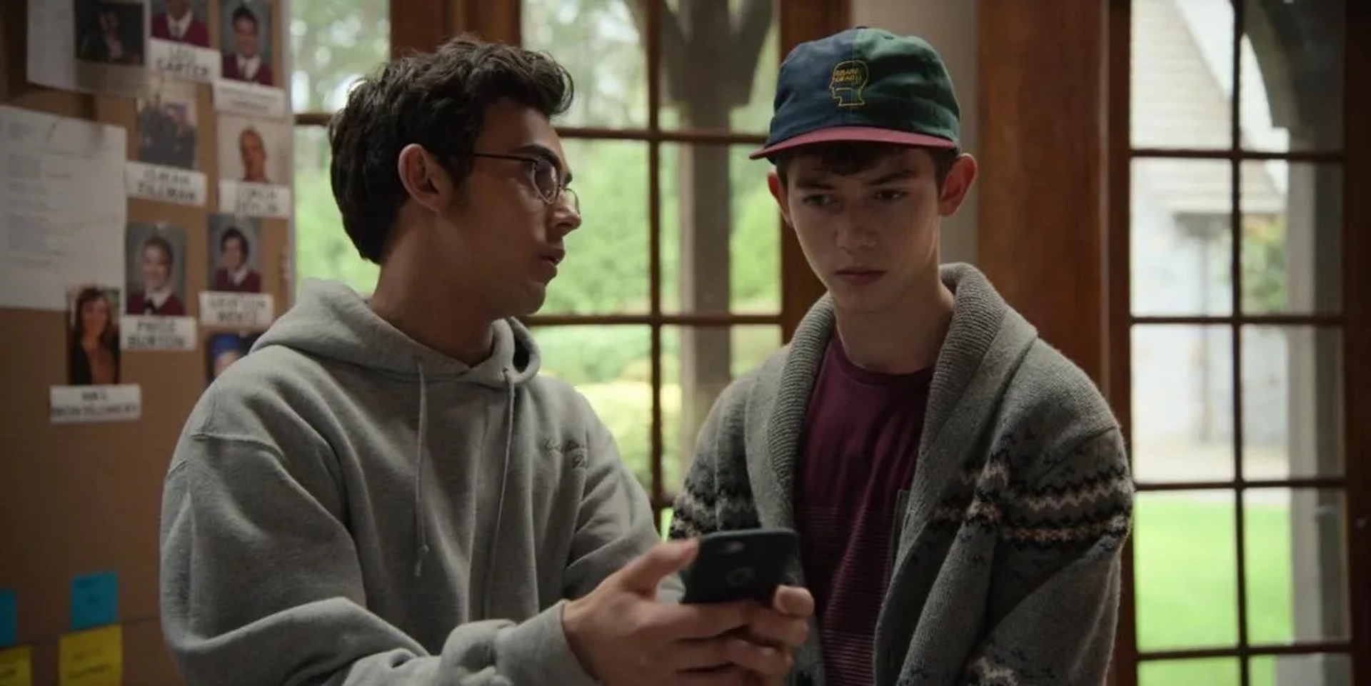 Griffin Gluck and Tyler Alvarez in American Vandal (2017)