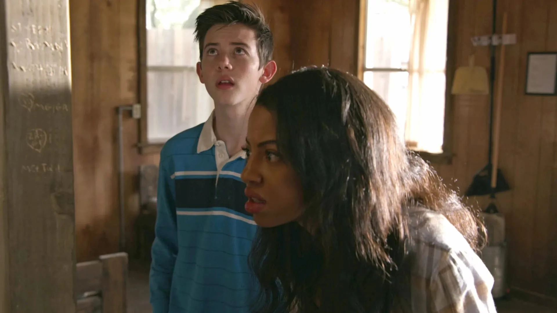 Griffin Gluck and Camille Hyde in American Vandal (2017)