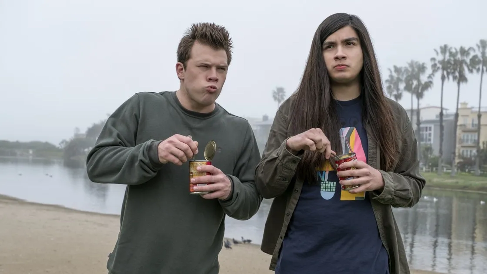 Jimmy Tatro and Eduardo Franco in American Vandal (2017)