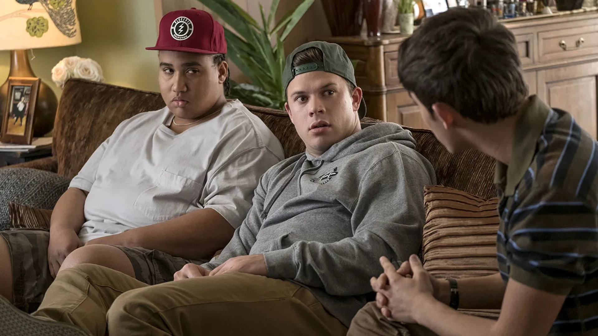 Tyler Alvarez, Jimmy Tatro, and Lou Wilson in American Vandal (2017)