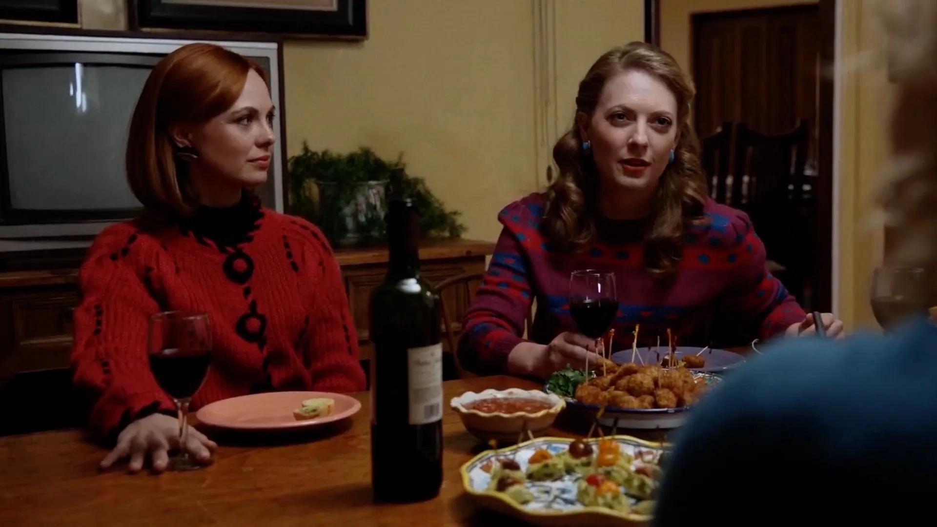 Edie Falco, Lily Rains, and Galadriel Stineman in Law & Order True Crime (2017)