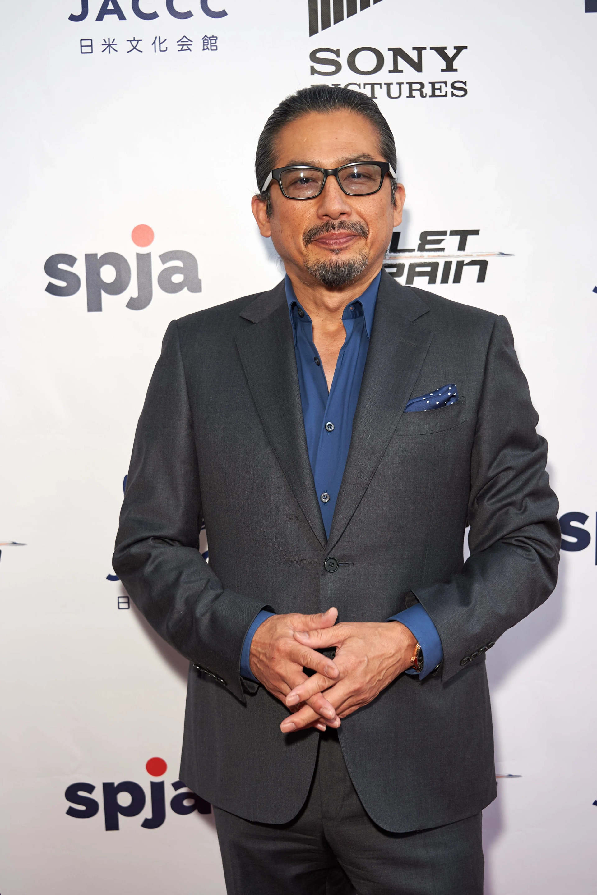 Hiroyuki Sanada at an event for Bullet Train (2022)