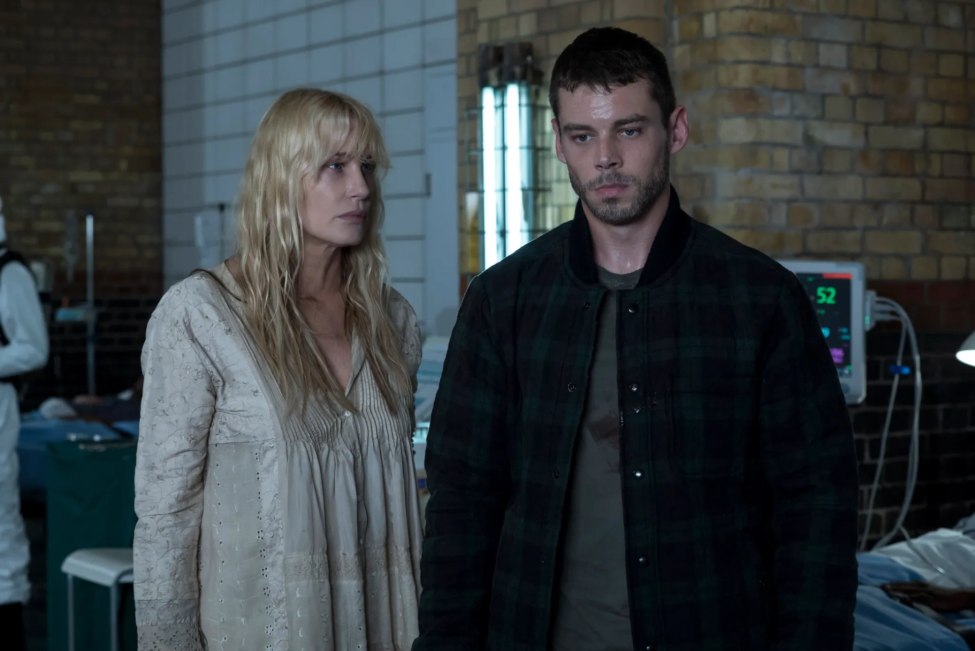 Daryl Hannah and Brian J. Smith in Sense8 (2015)