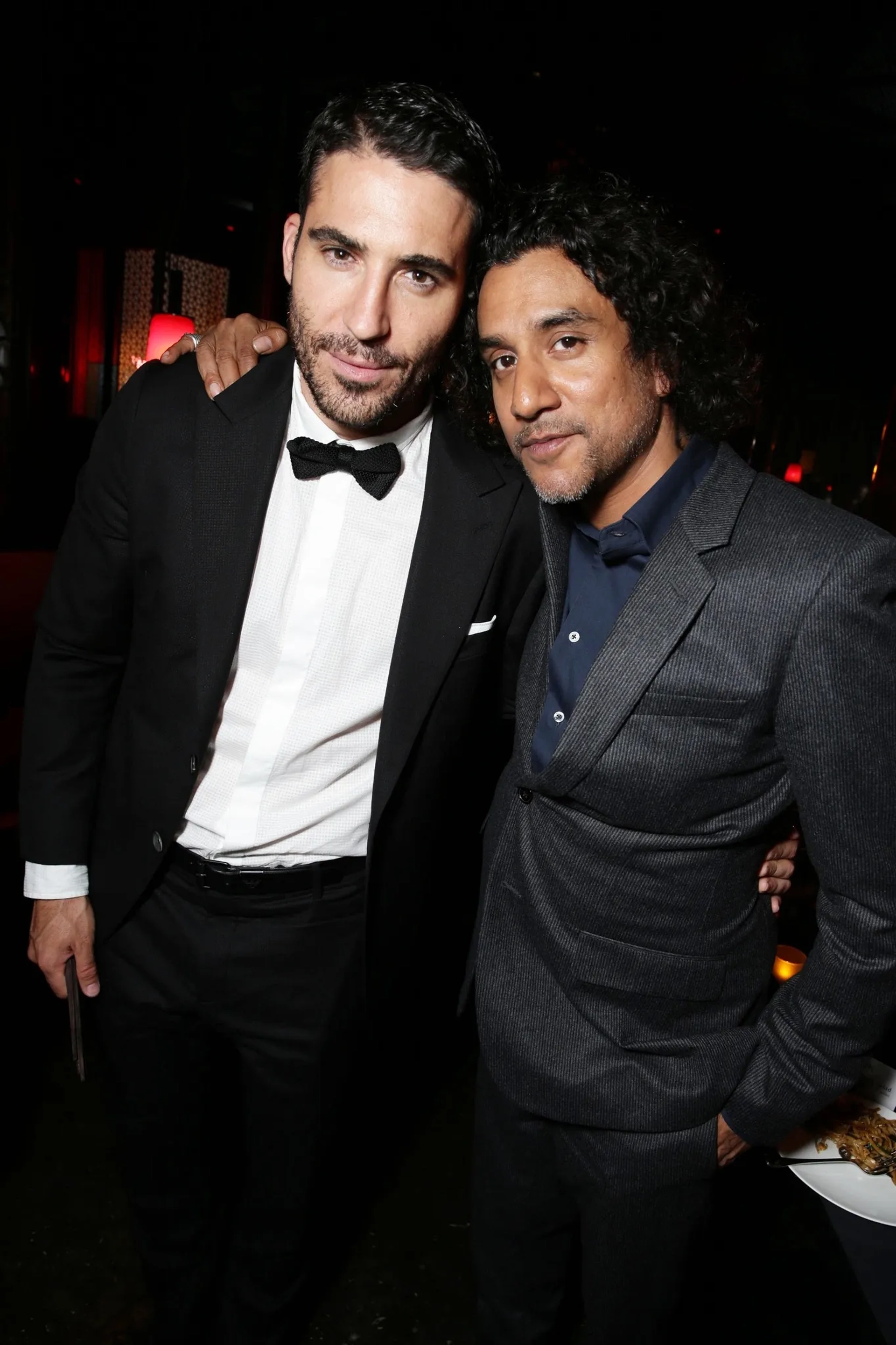 Naveen Andrews and Miguel Ángel Silvestre at an event for Sense8 (2015)