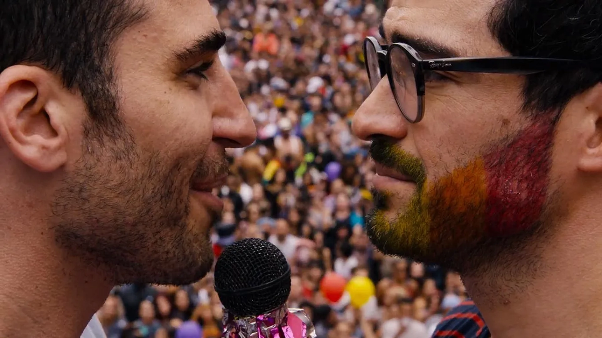 Alfonso Herrera and Miguel Ángel Silvestre in Sense8 (2015)