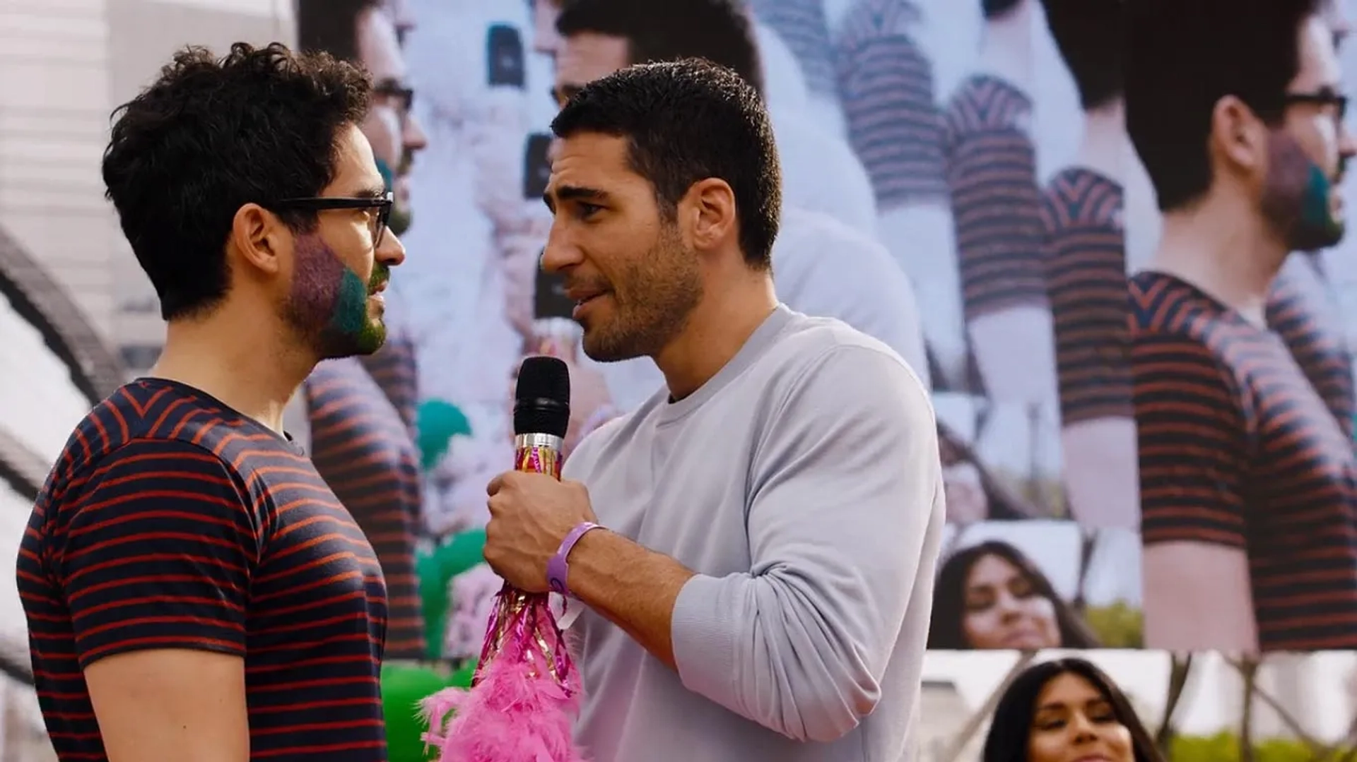 Alfonso Herrera and Miguel Ángel Silvestre in Sense8 (2015)