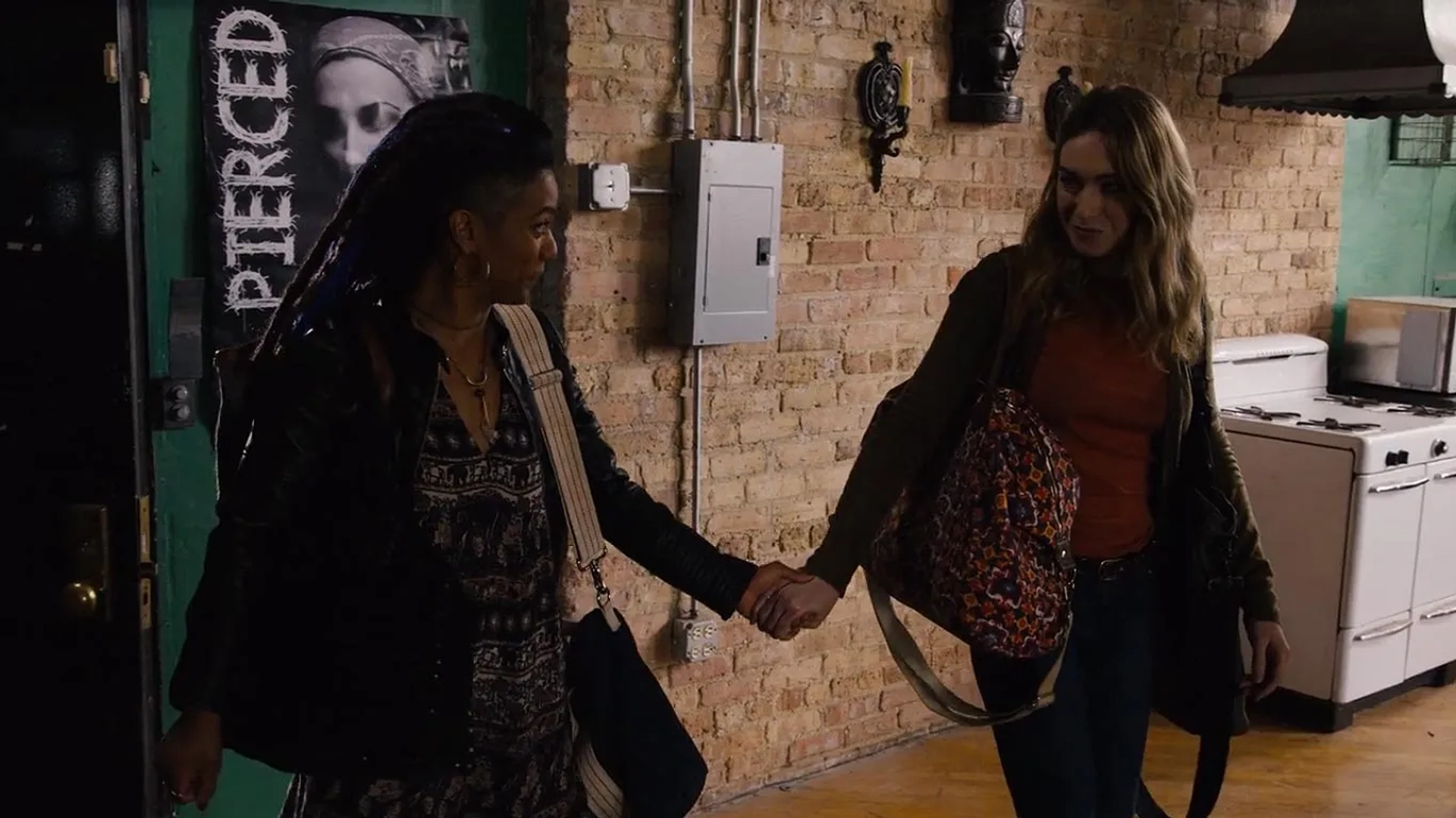 Freema Agyeman and Jamie Clayton in Sense8 (2015)